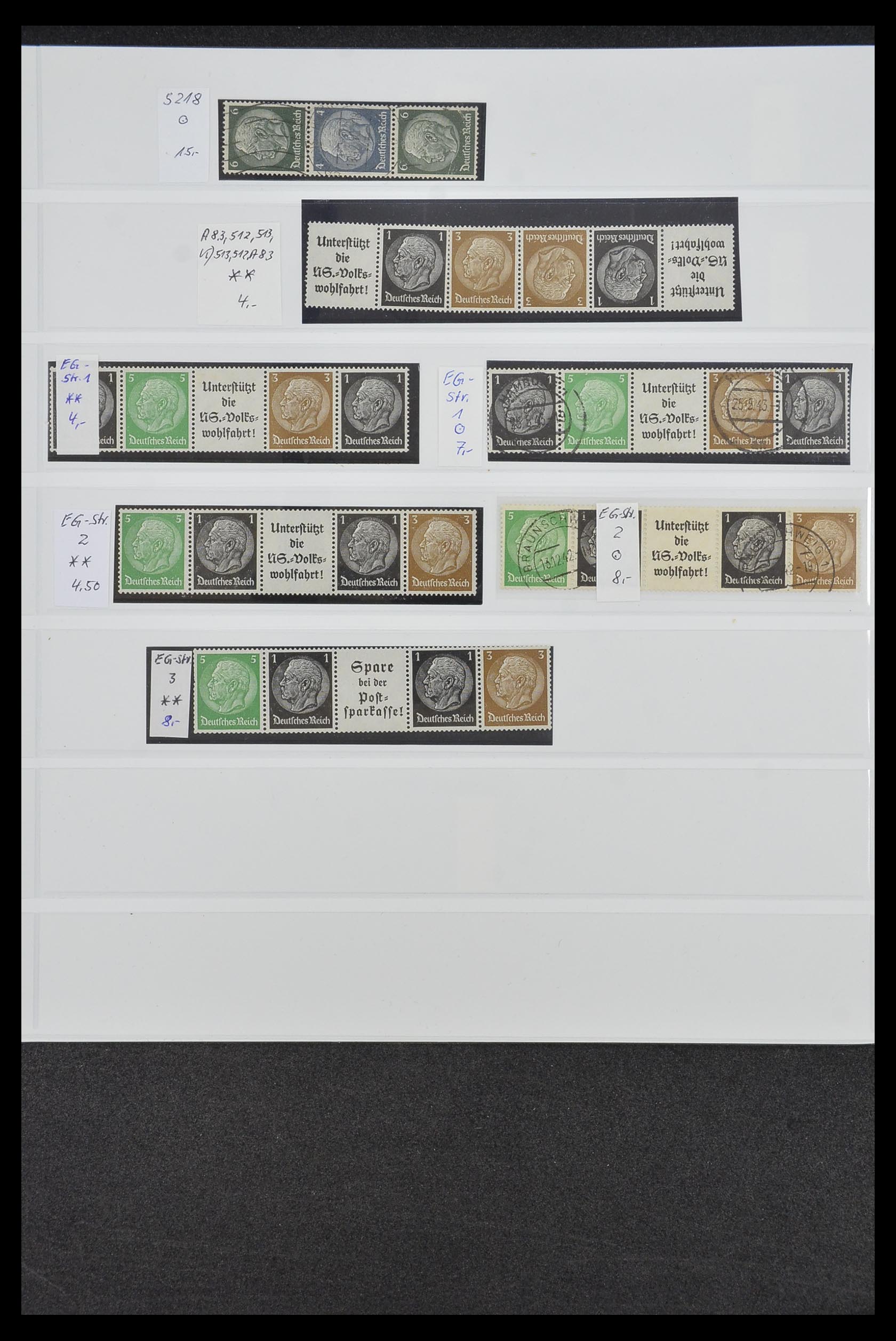34200 036 - Postzegelverzameling 34200 Duitsland combinaties 1910-1996.