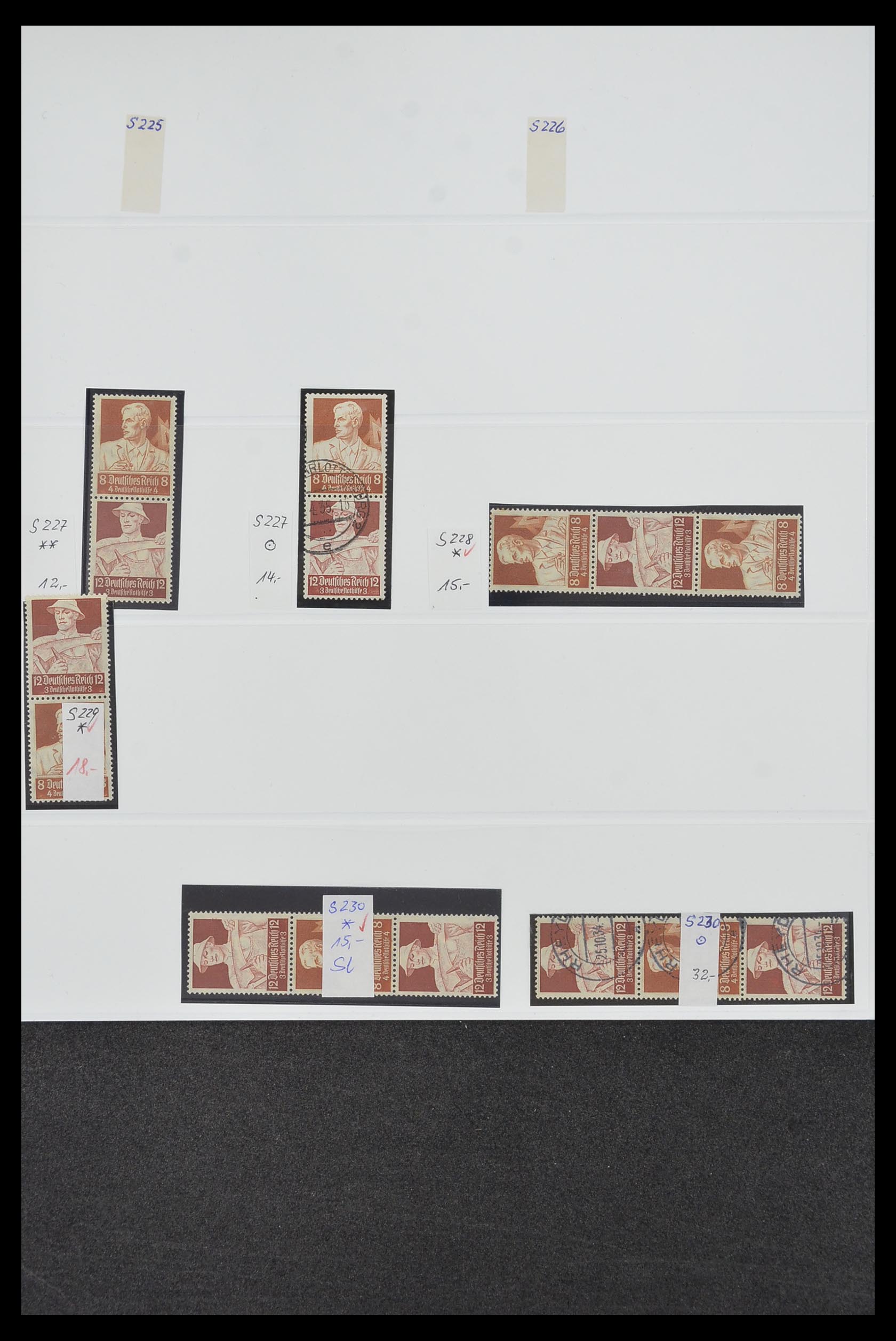 34200 038 - Postzegelverzameling 34200 Duitsland combinaties 1910-1996.