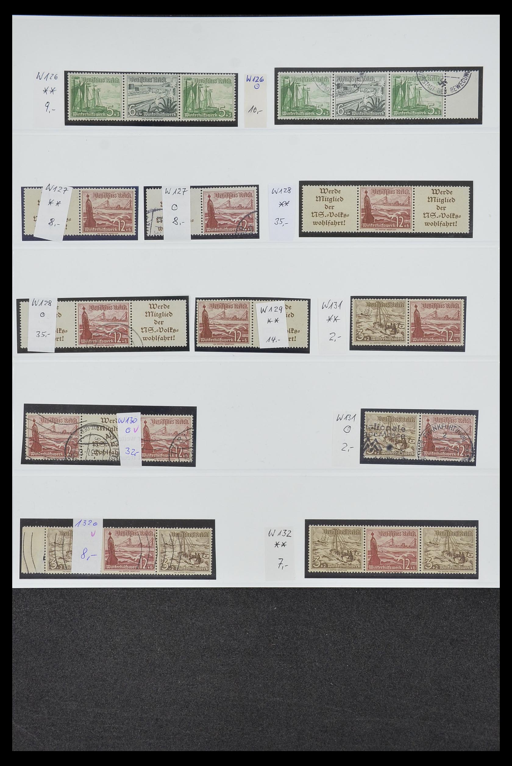 34200 045 - Stamp collection 34200 Germany combinations 1910-1996.