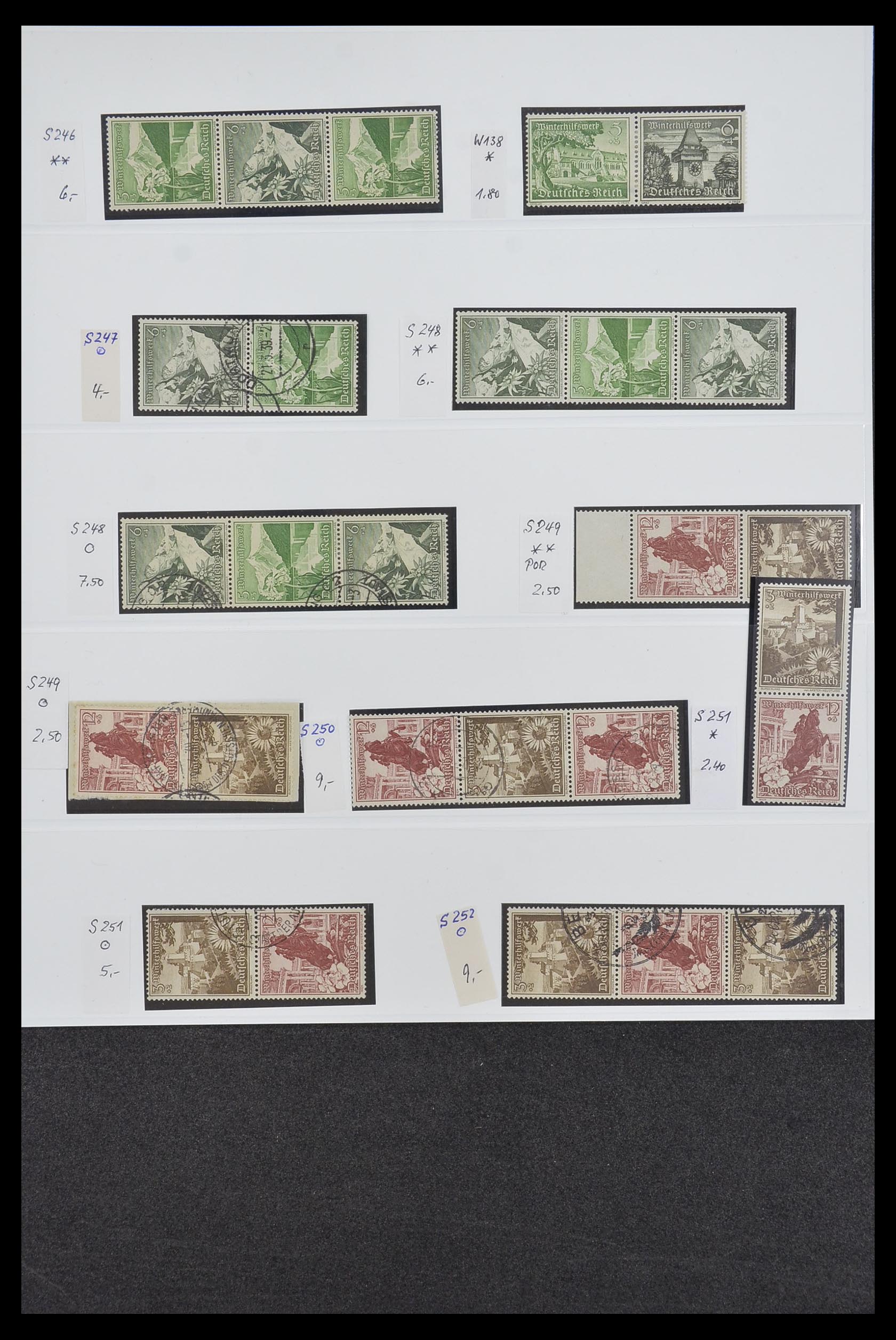 34200 049 - Stamp collection 34200 Germany combinations 1910-1996.