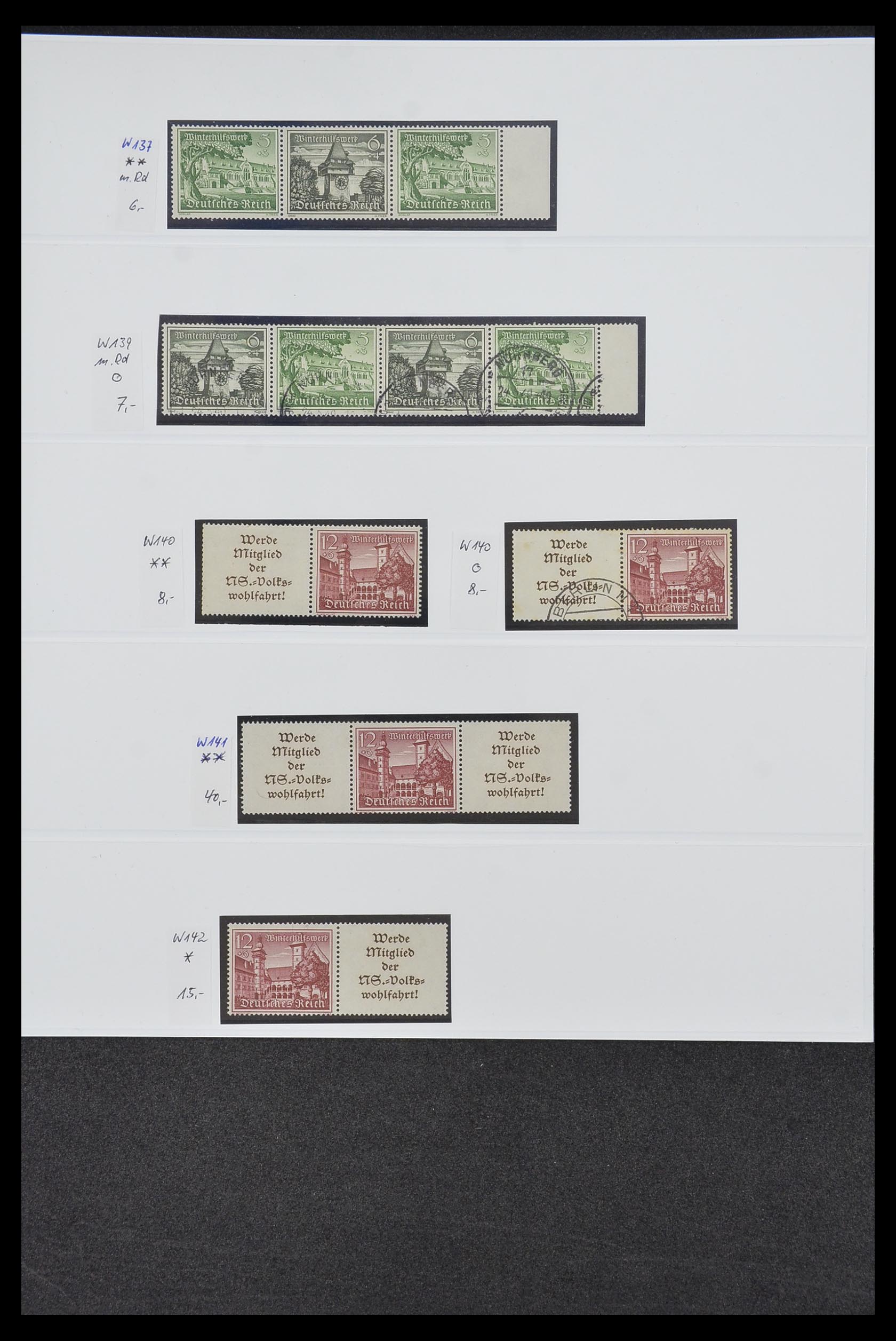 34200 051 - Postzegelverzameling 34200 Duitsland combinaties 1910-1996.