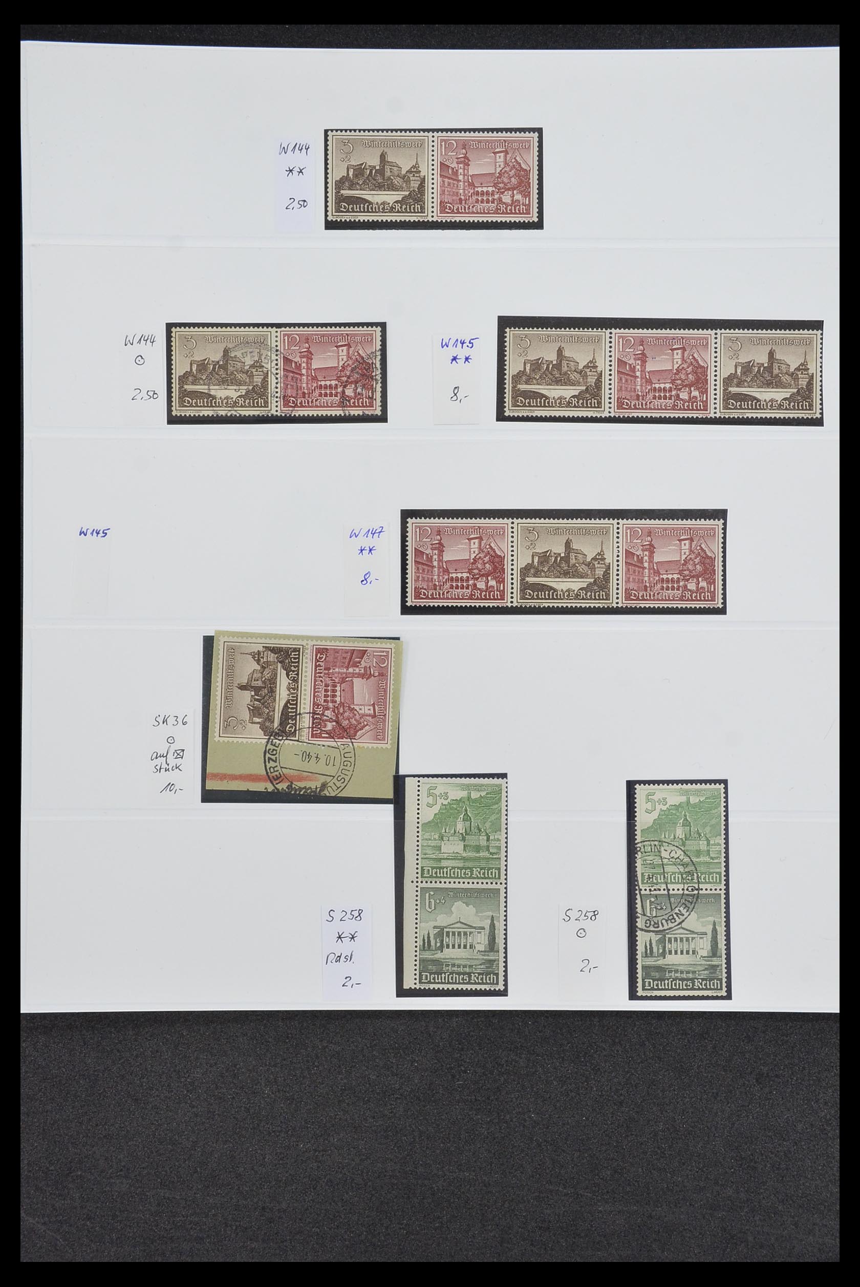 34200 052 - Postzegelverzameling 34200 Duitsland combinaties 1910-1996.