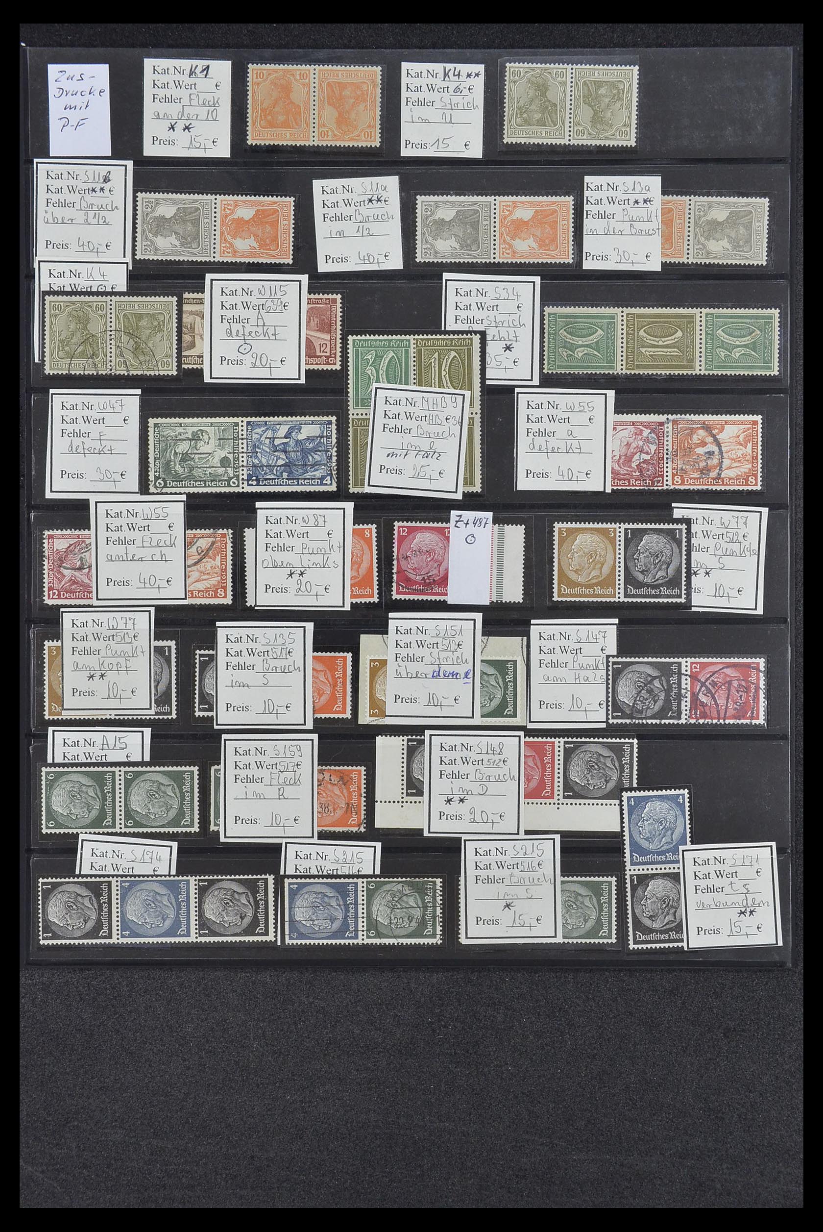 34200 058 - Stamp collection 34200 Germany combinations 1910-1996.