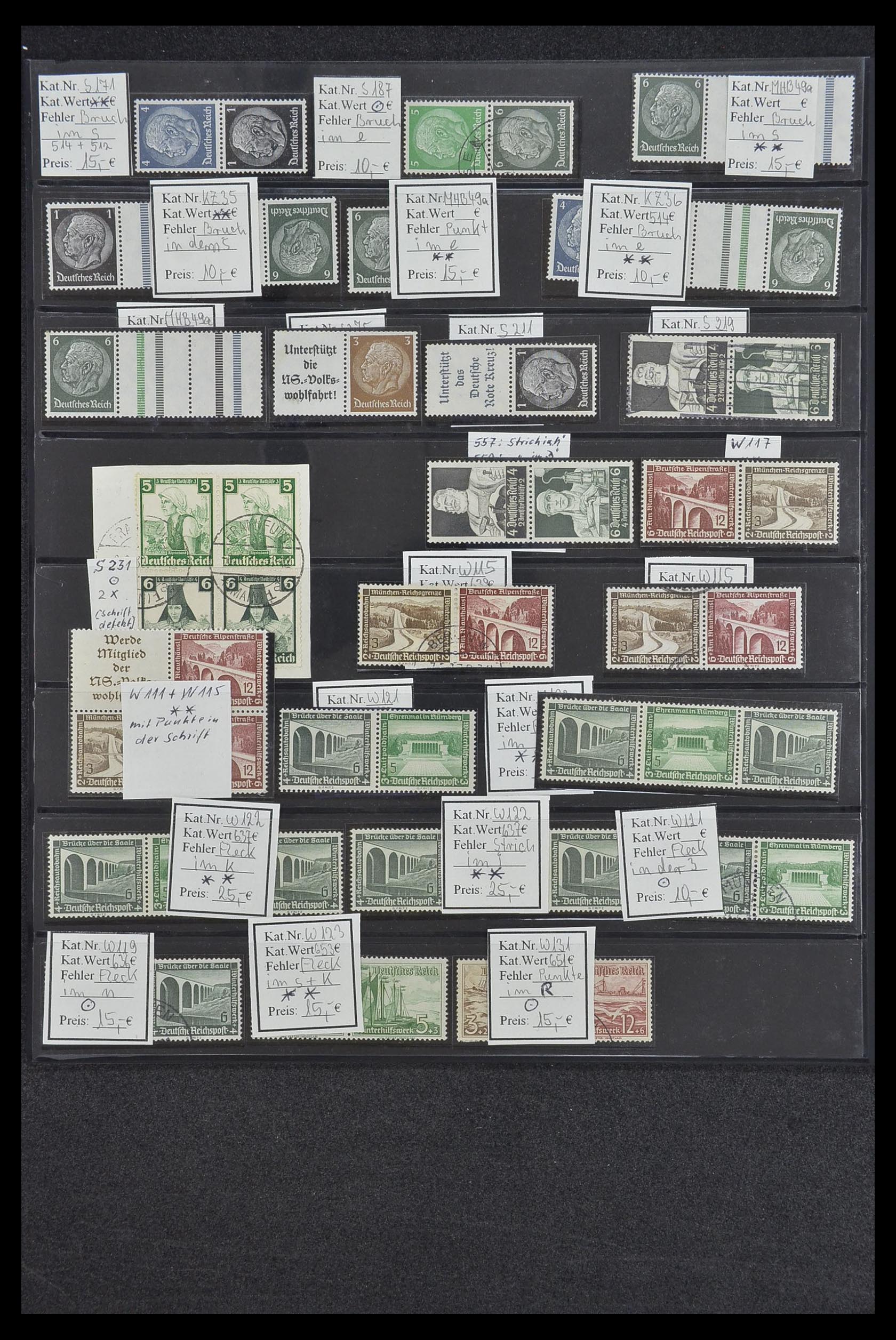 34200 059 - Stamp collection 34200 Germany combinations 1910-1996.