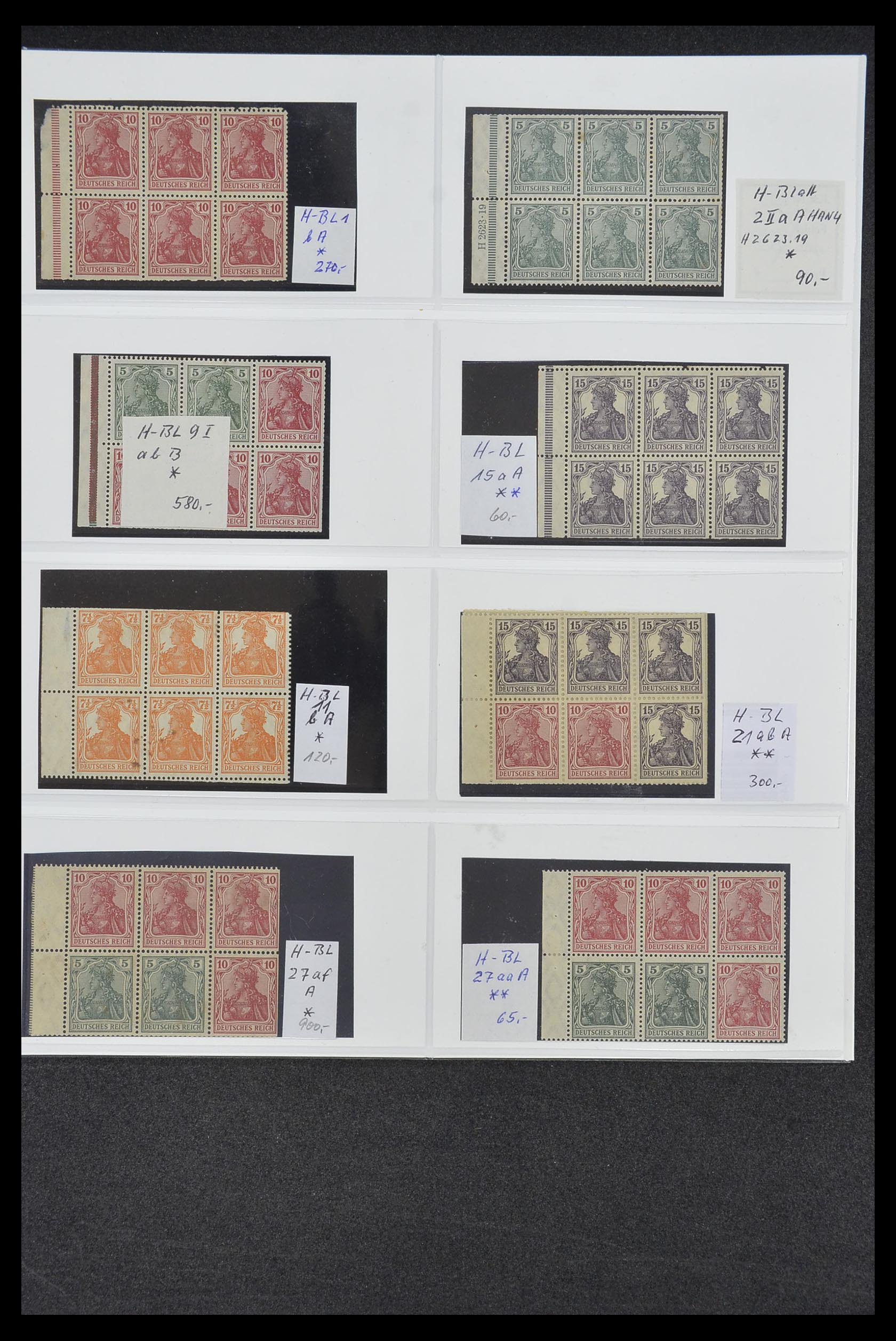 34200 067 - Postzegelverzameling 34200 Duitsland combinaties 1910-1996.