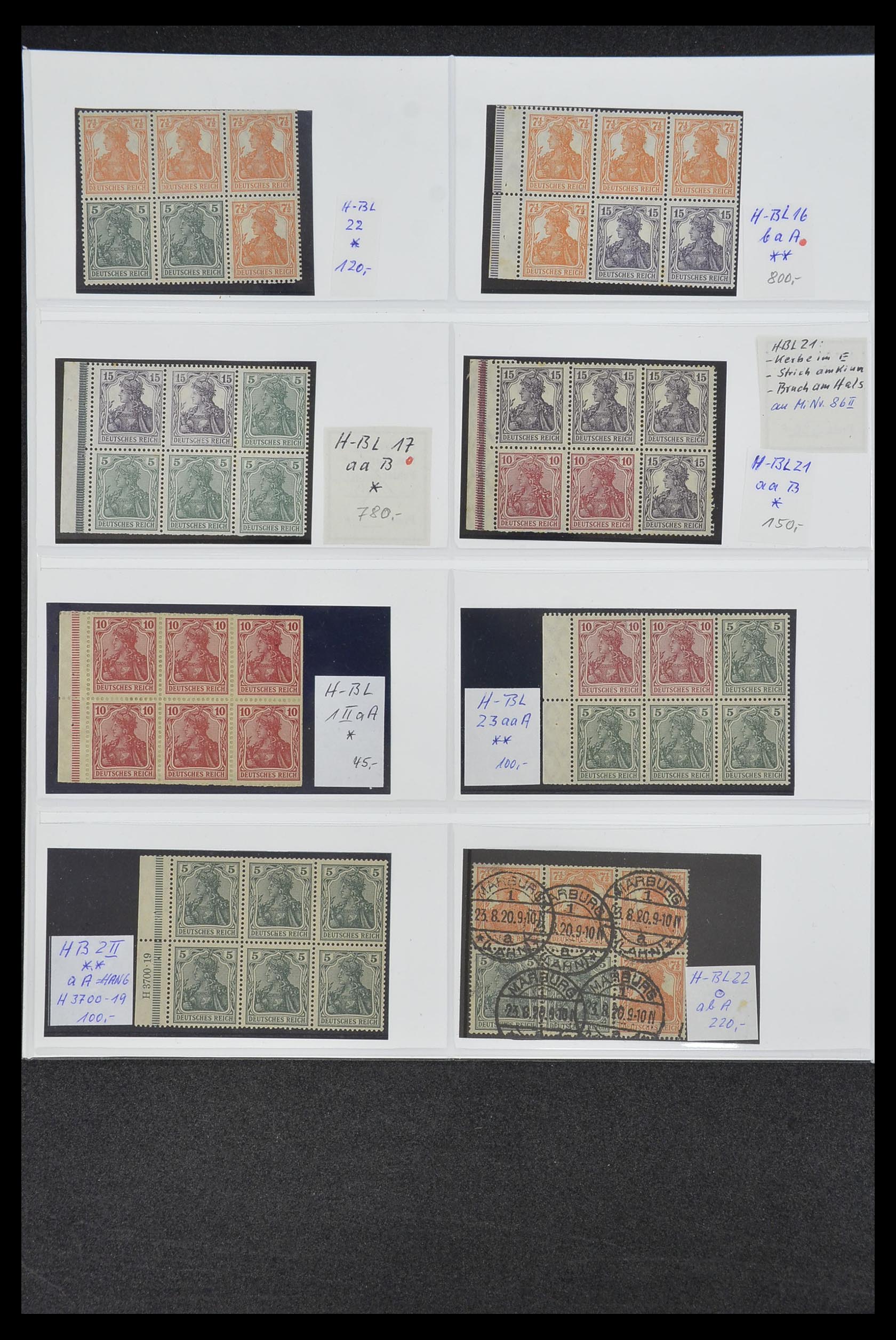 34200 068 - Stamp collection 34200 Germany combinations 1910-1996.