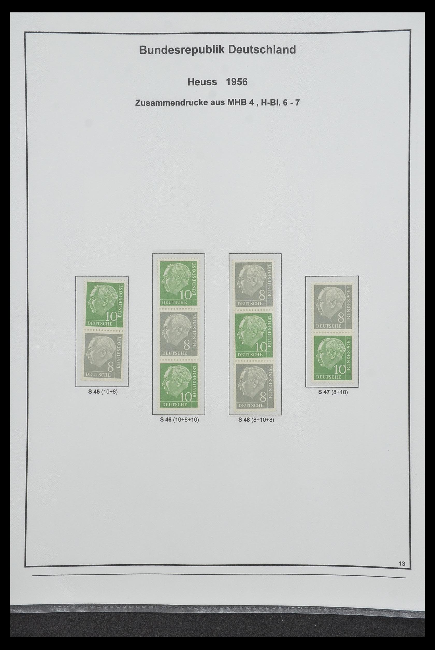 34200 091 - Postzegelverzameling 34200 Duitsland combinaties 1910-1996.