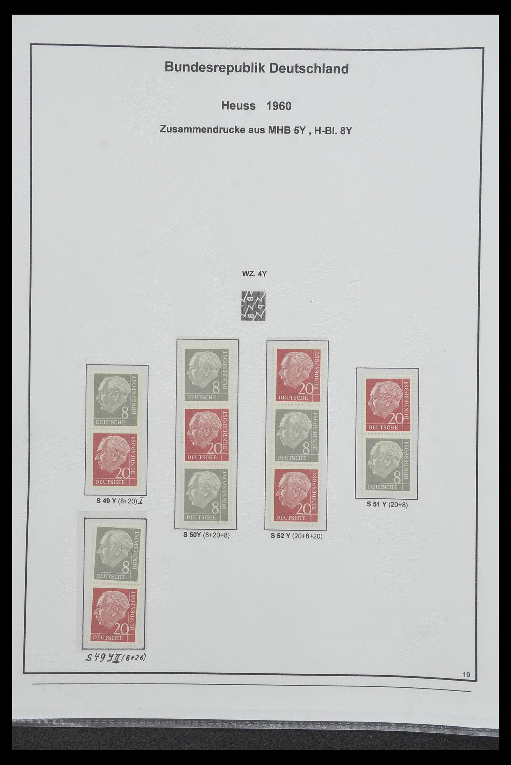 34200 097 - Stamp collection 34200 Germany combinations 1910-1996.