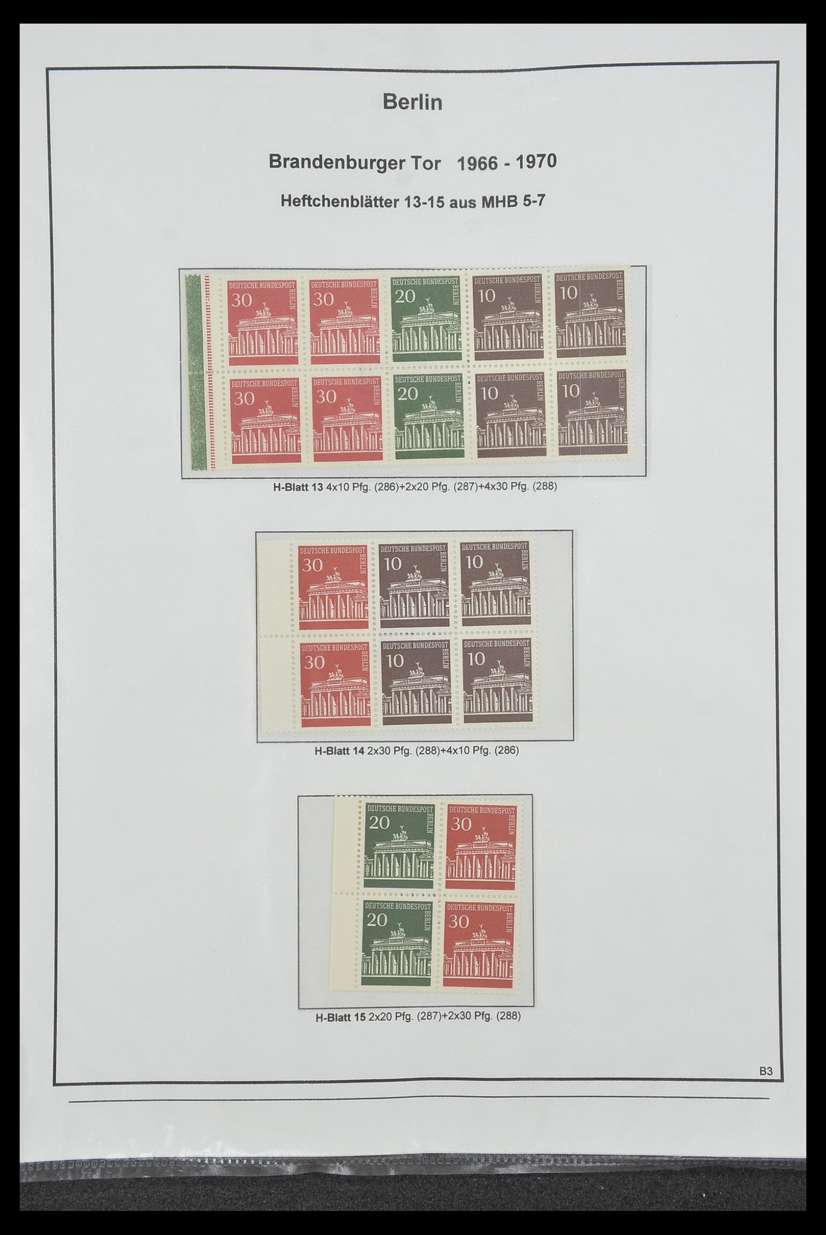 34200 205 - Stamp collection 34200 Germany combinations 1910-1996.