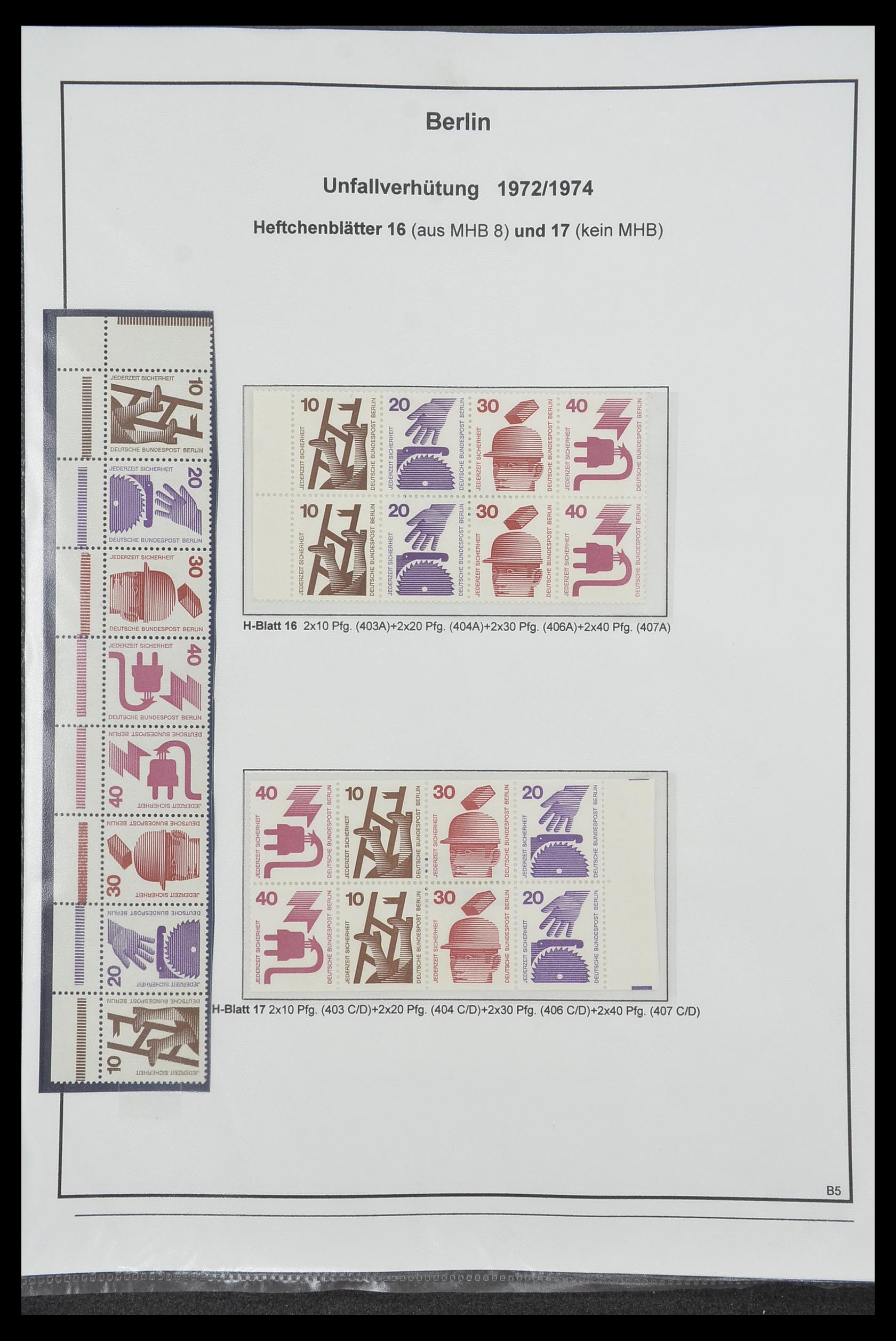 34200 207 - Postzegelverzameling 34200 Duitsland combinaties 1910-1996.