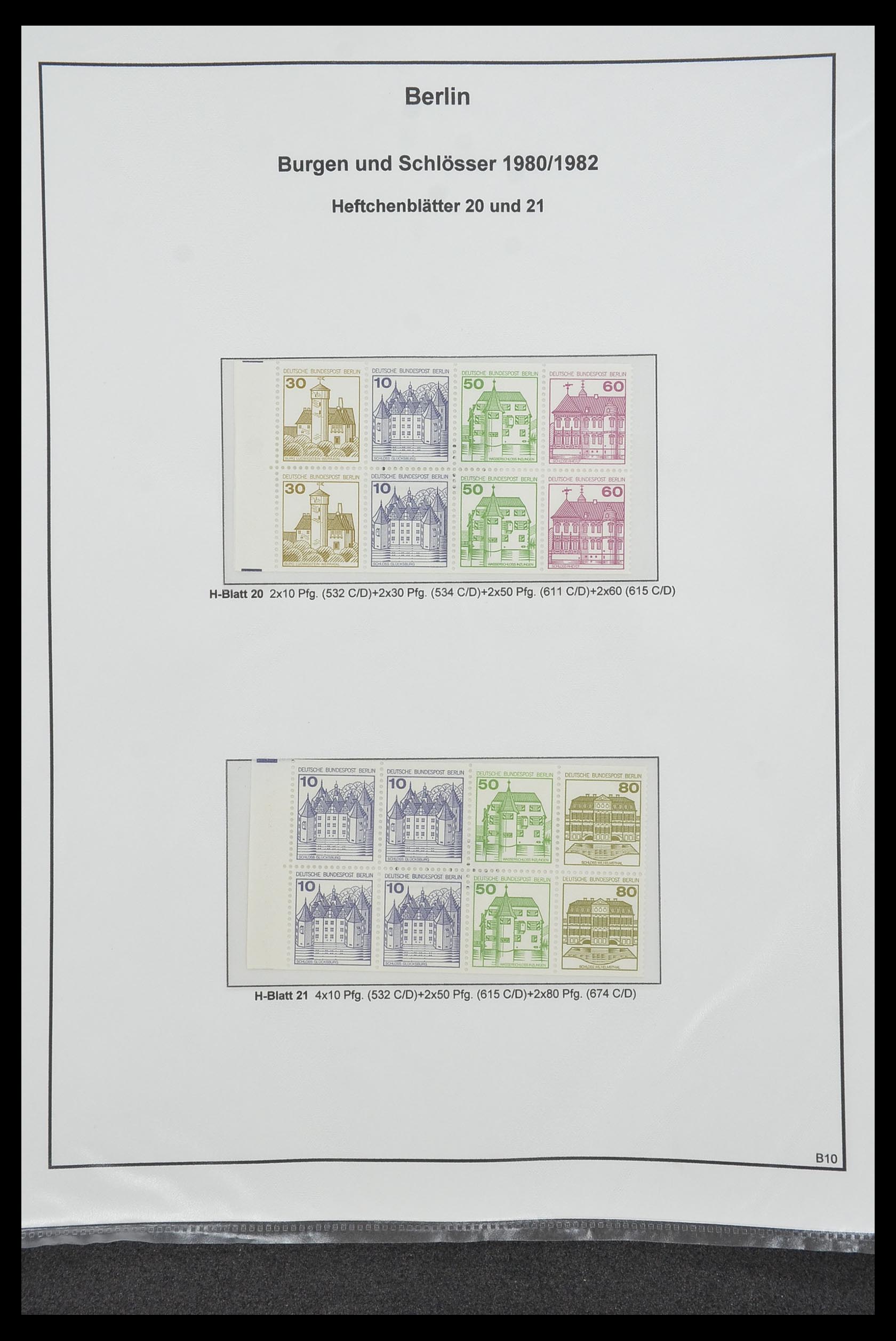 34200 212 - Stamp collection 34200 Germany combinations 1910-1996.