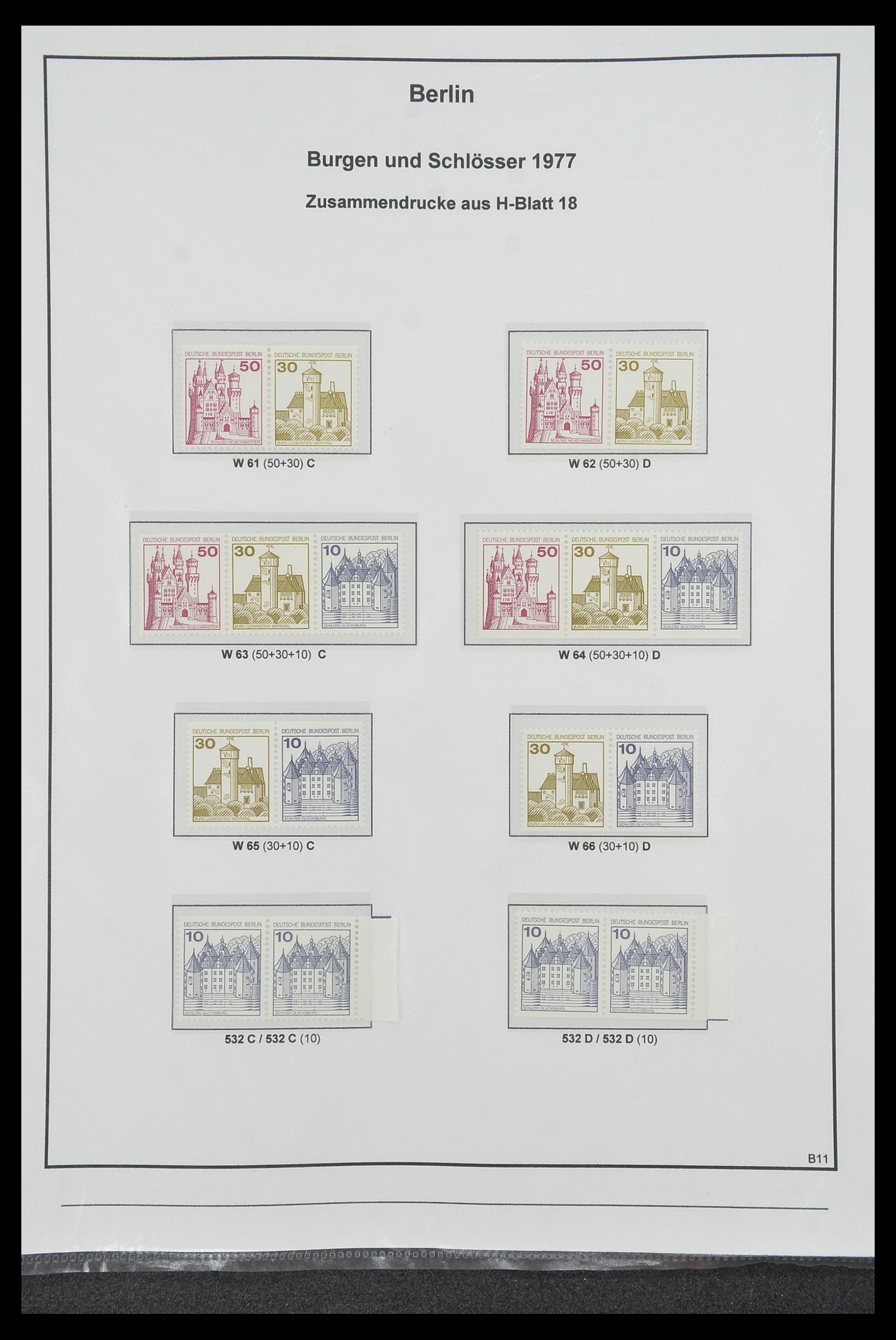 34200 213 - Stamp collection 34200 Germany combinations 1910-1996.