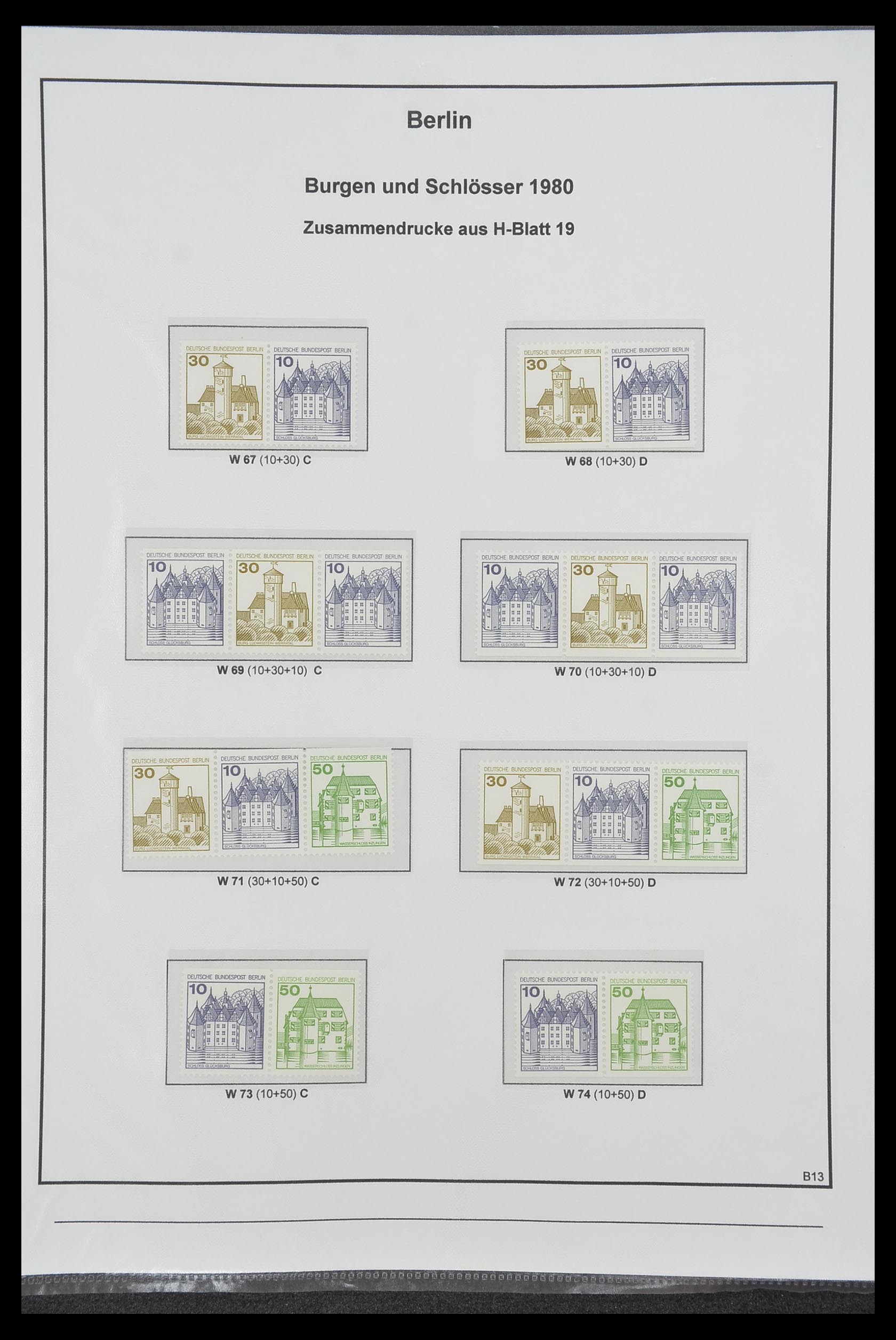34200 215 - Stamp collection 34200 Germany combinations 1910-1996.