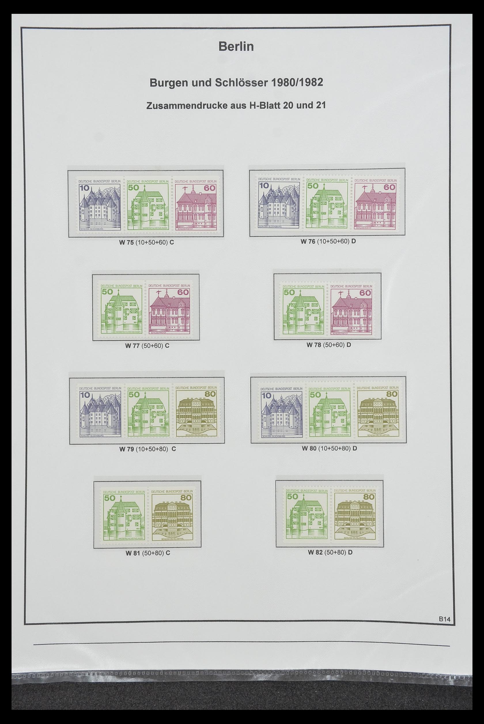 34200 216 - Stamp collection 34200 Germany combinations 1910-1996.