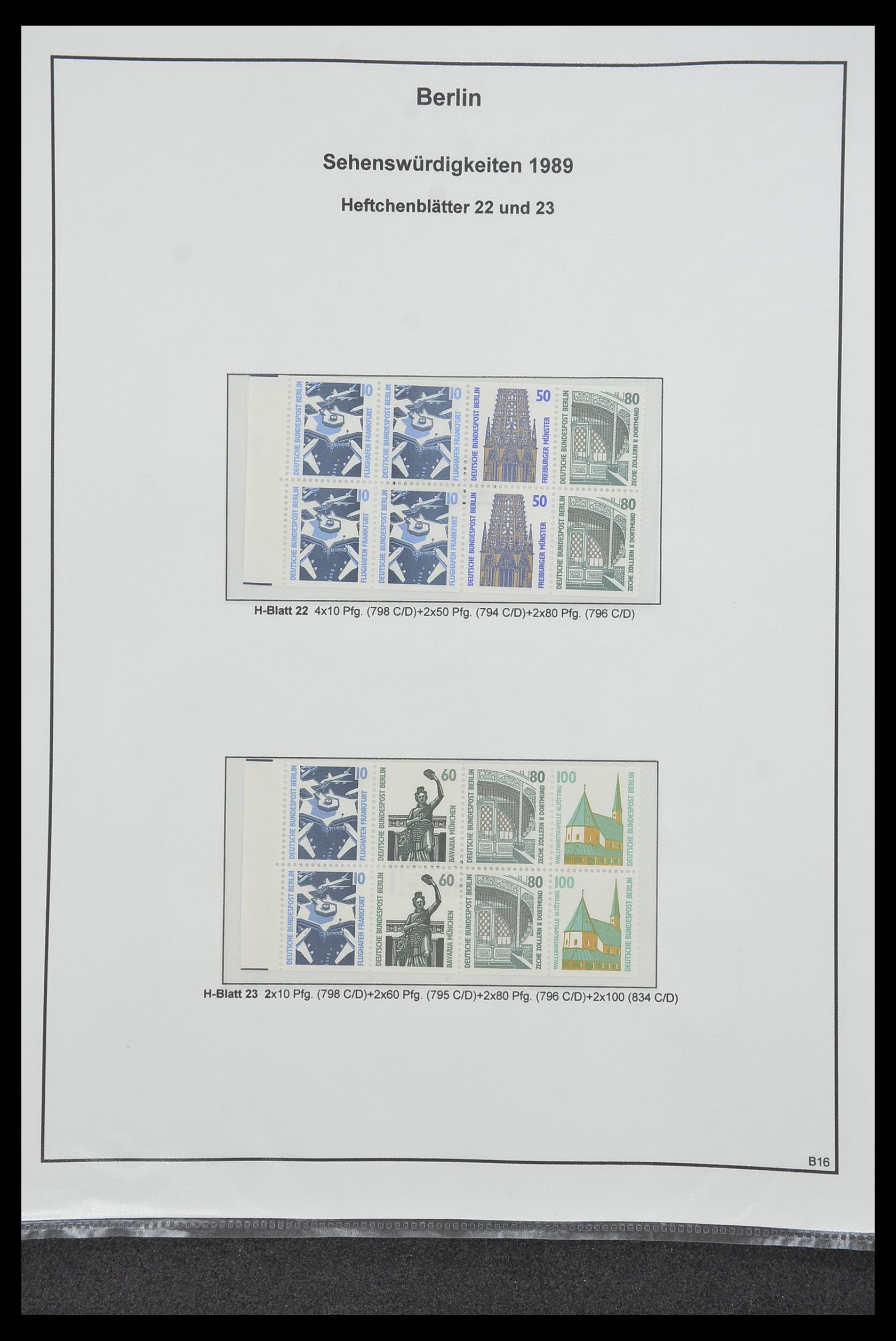 34200 218 - Stamp collection 34200 Germany combinations 1910-1996.