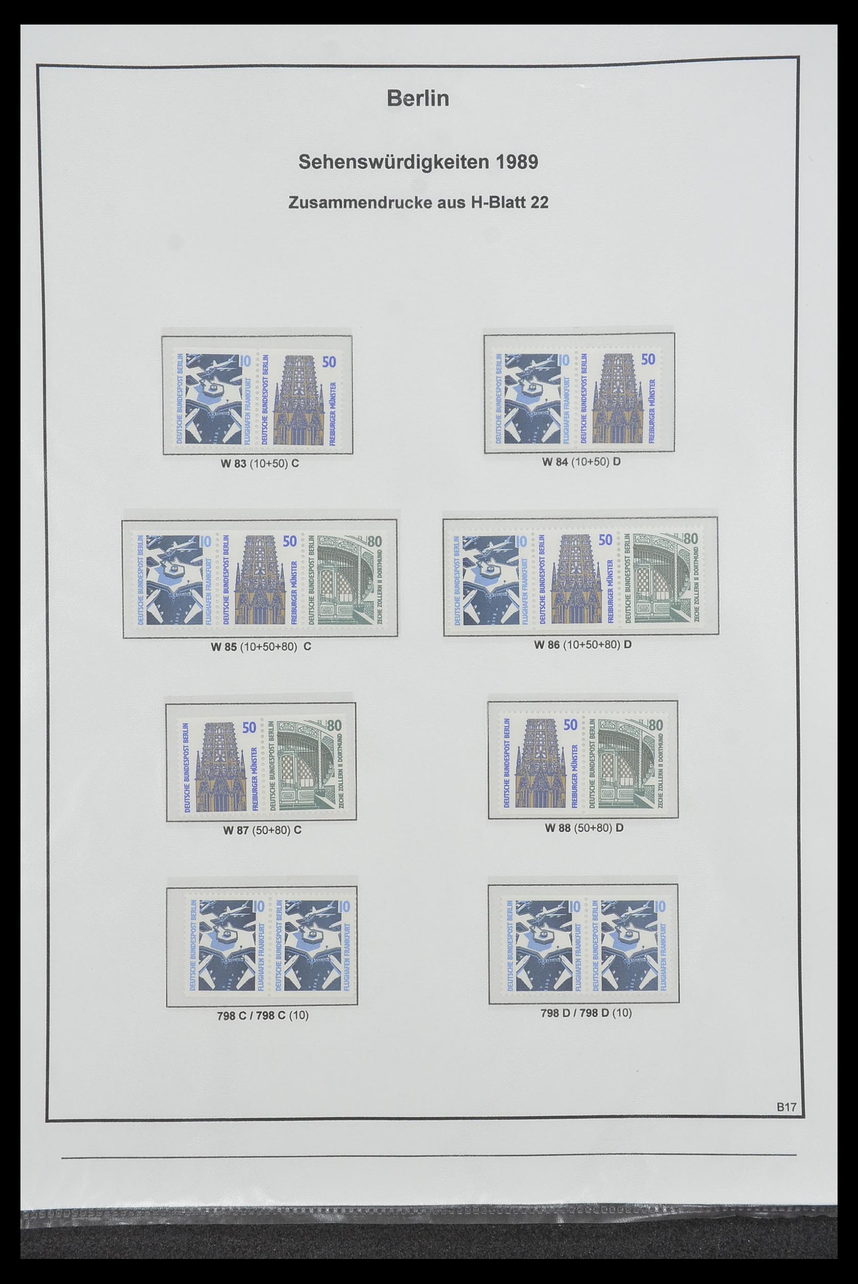 34200 219 - Stamp collection 34200 Germany combinations 1910-1996.
