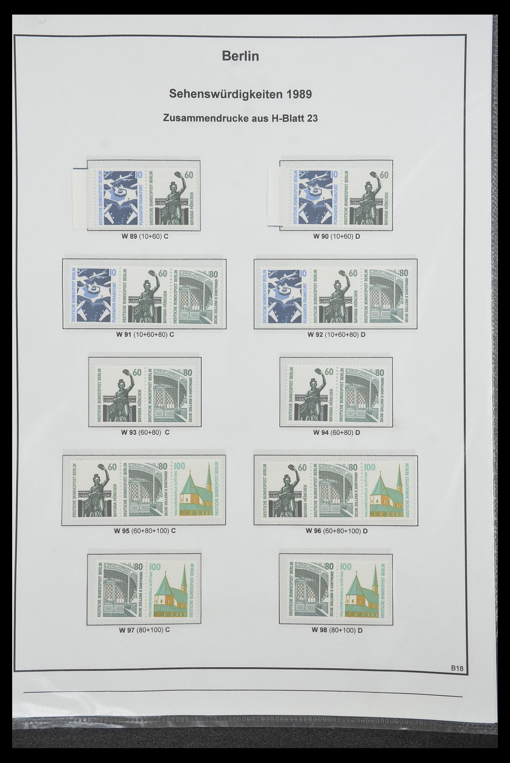 34200 220 - Stamp collection 34200 Germany combinations 1910-1996.