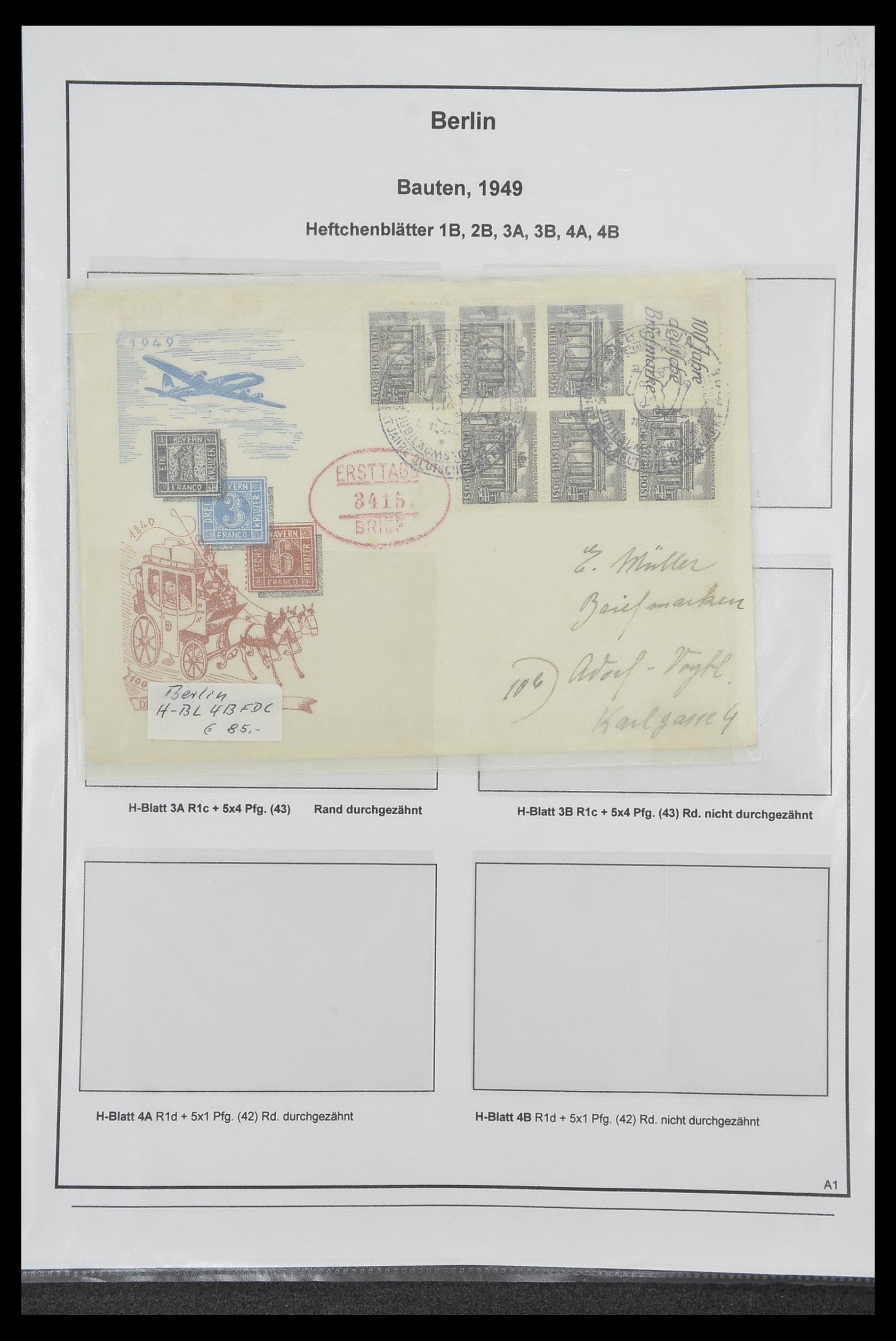 34200 222 - Postzegelverzameling 34200 Duitsland combinaties 1910-1996.