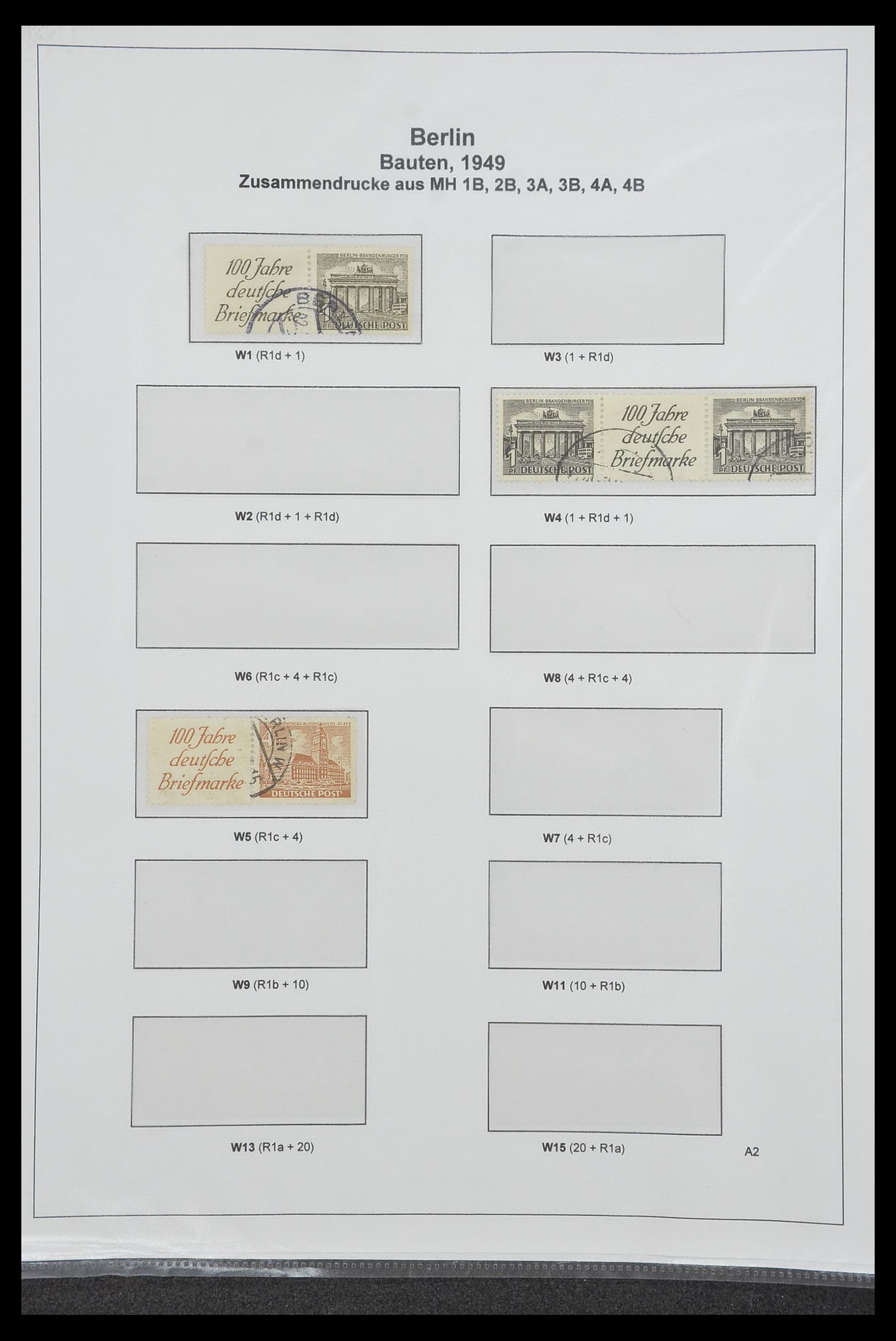 34200 223 - Postzegelverzameling 34200 Duitsland combinaties 1910-1996.