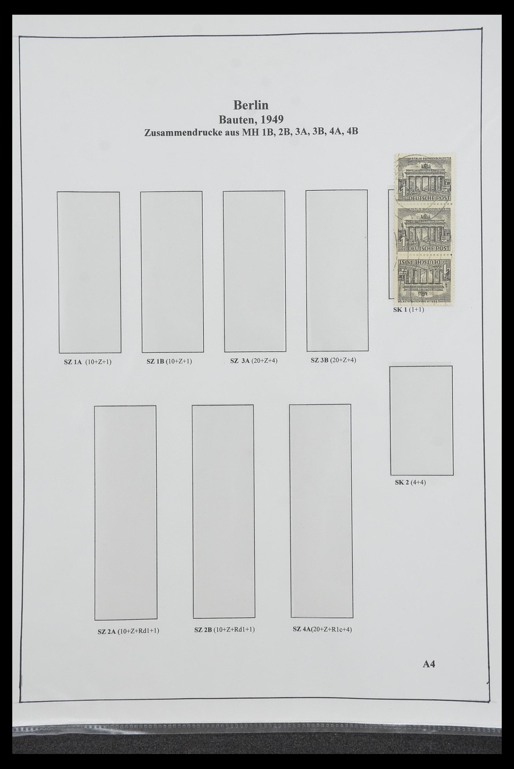 34200 224 - Postzegelverzameling 34200 Duitsland combinaties 1910-1996.