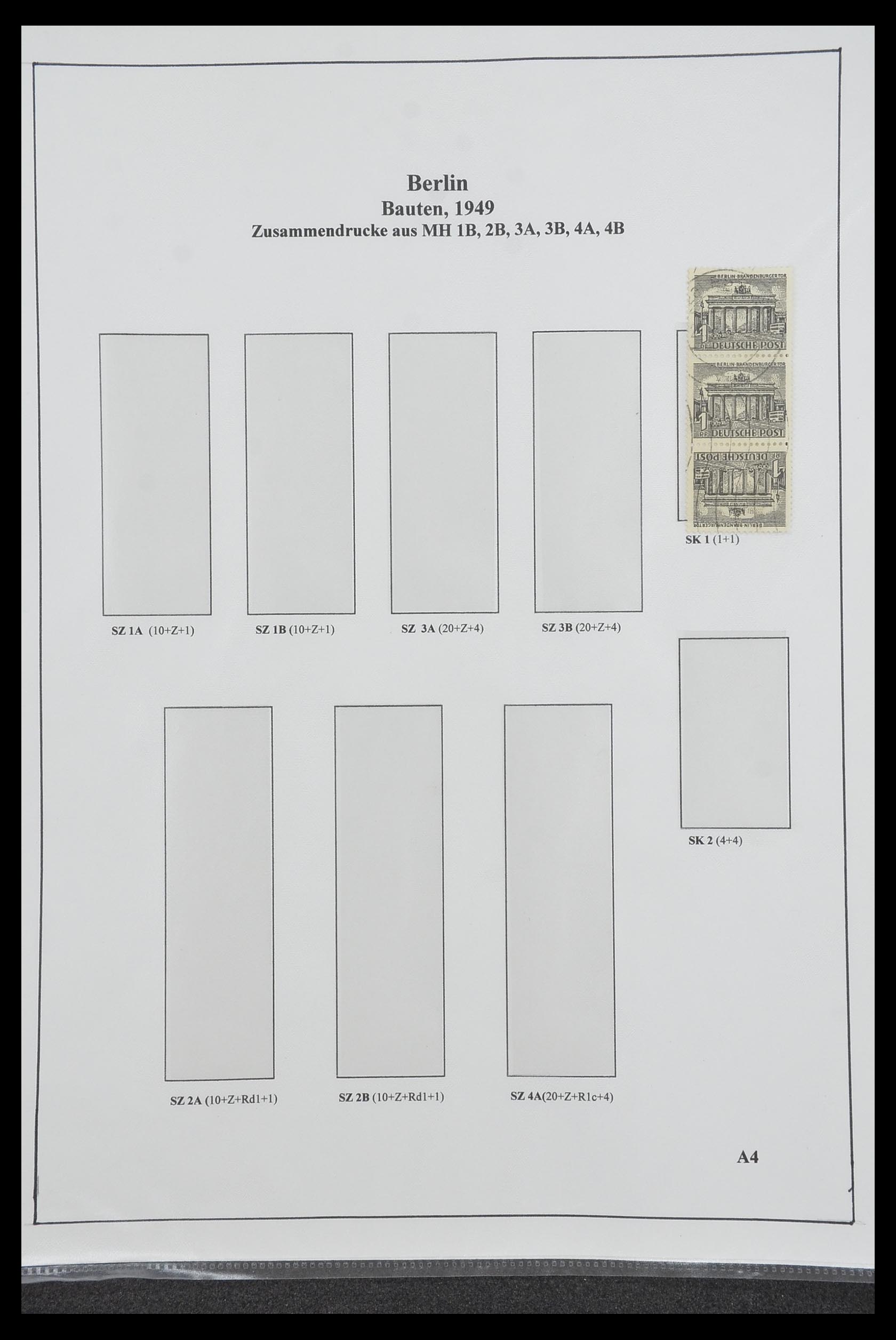 34200 224 - Stamp collection 34200 Germany combinations 1910-1996.