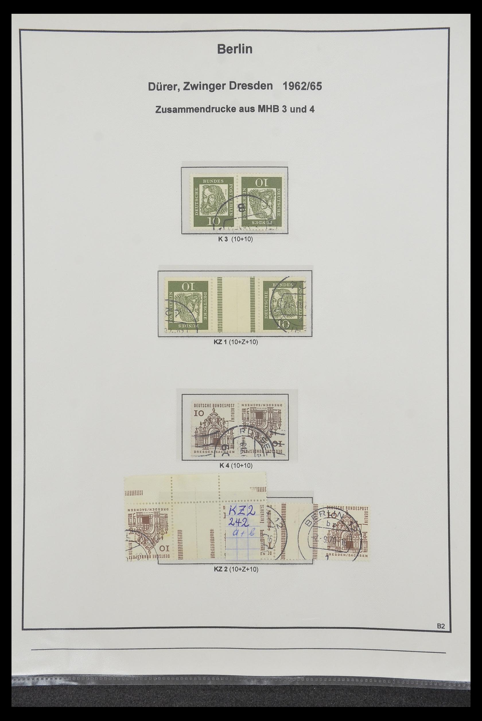 34200 229 - Postzegelverzameling 34200 Duitsland combinaties 1910-1996.