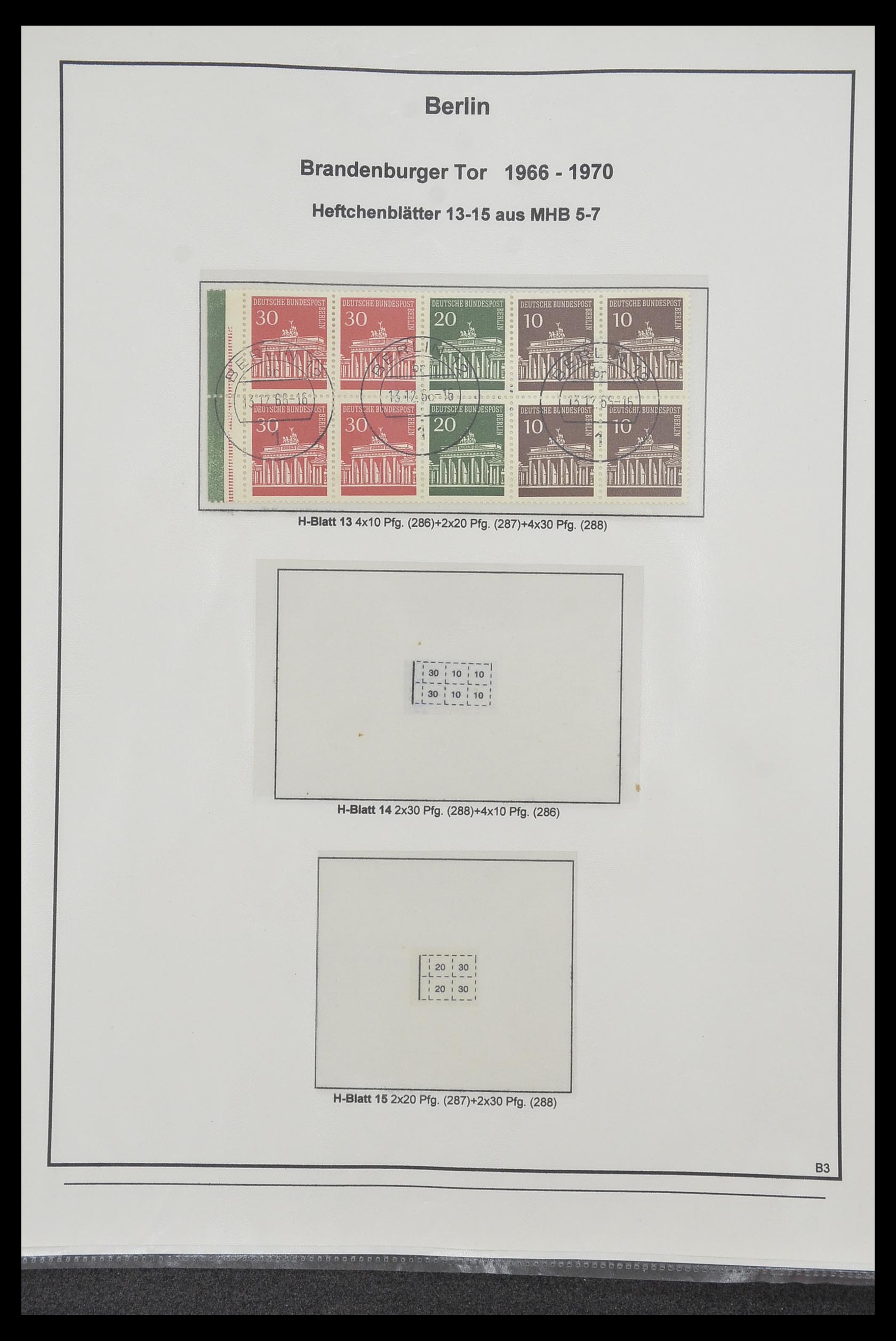 34200 230 - Stamp collection 34200 Germany combinations 1910-1996.