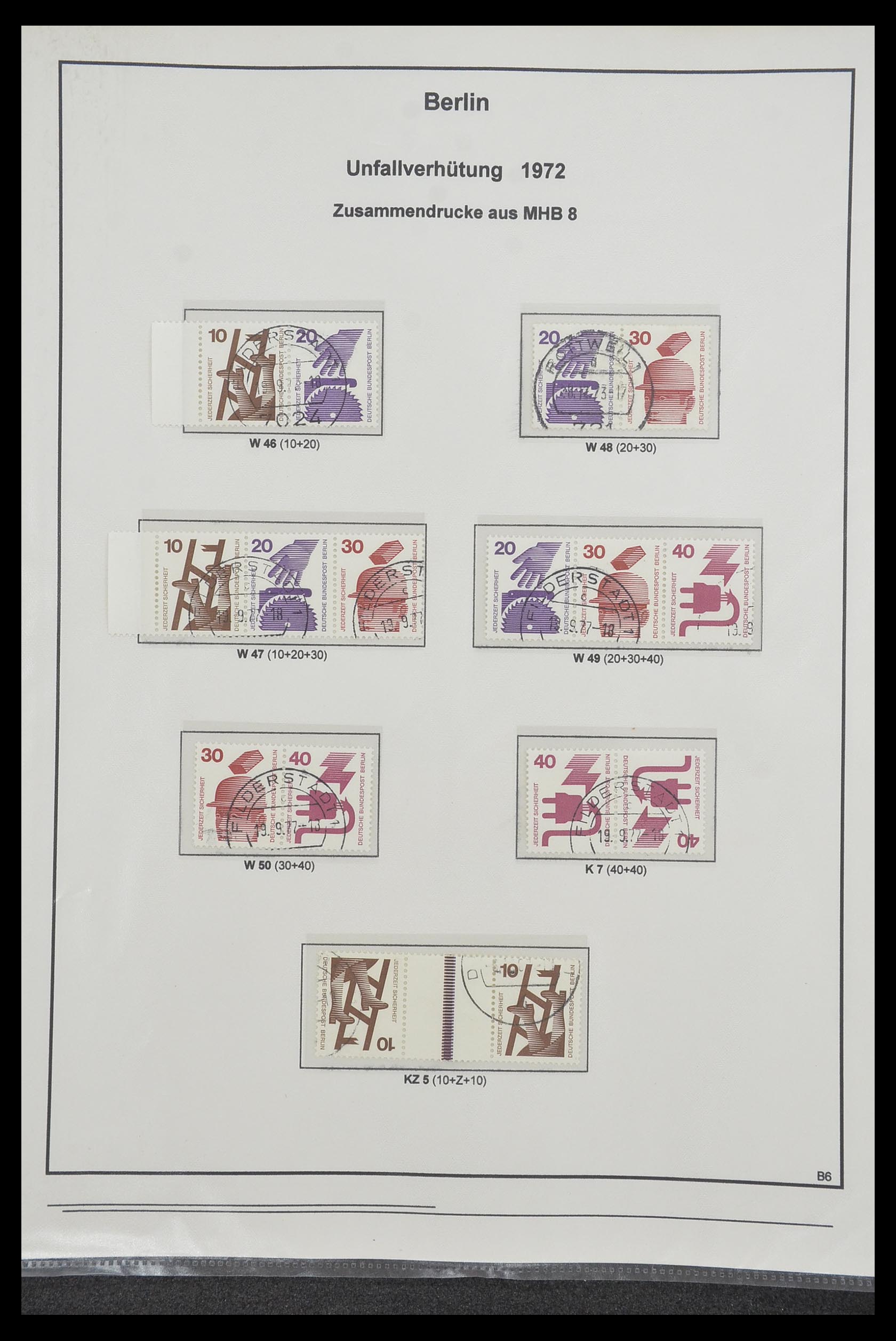 34200 233 - Postzegelverzameling 34200 Duitsland combinaties 1910-1996.