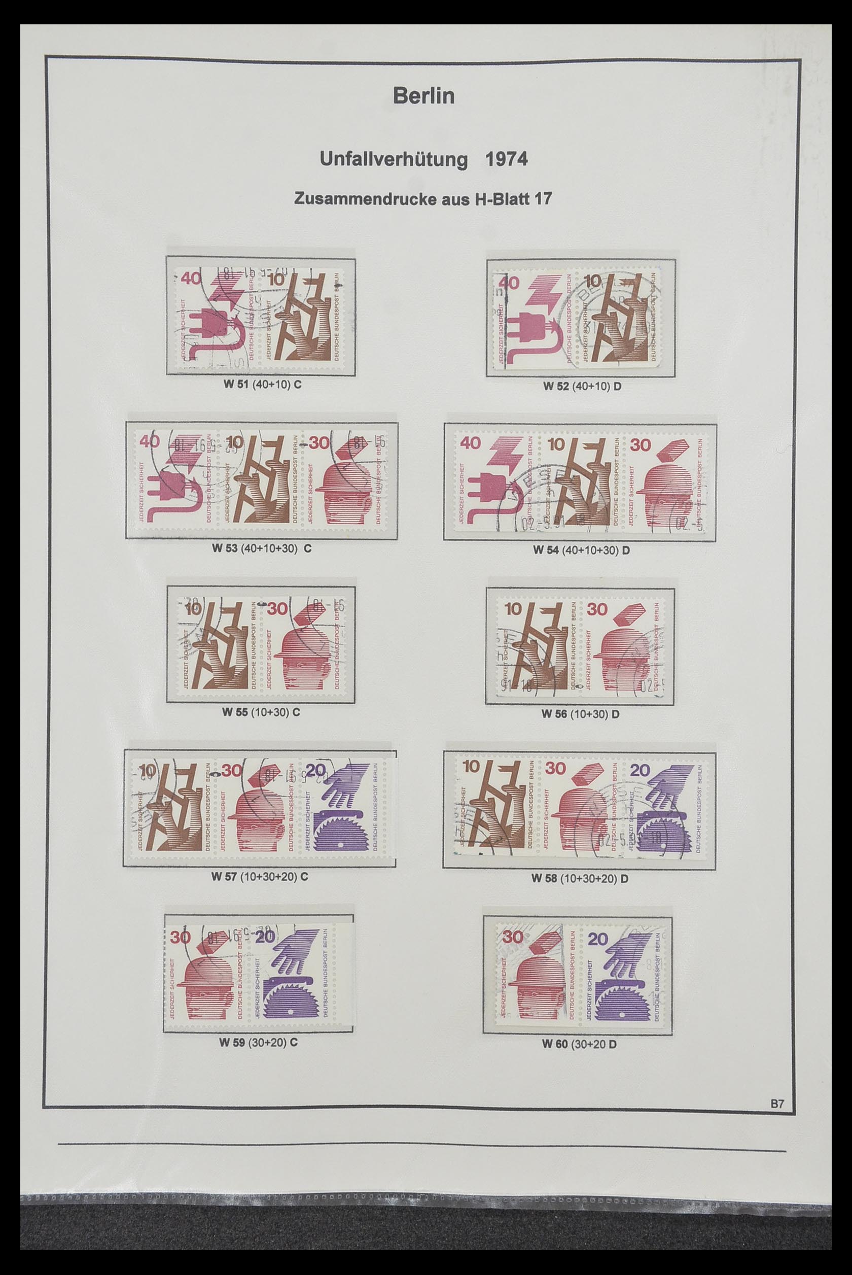 34200 234 - Stamp collection 34200 Germany combinations 1910-1996.