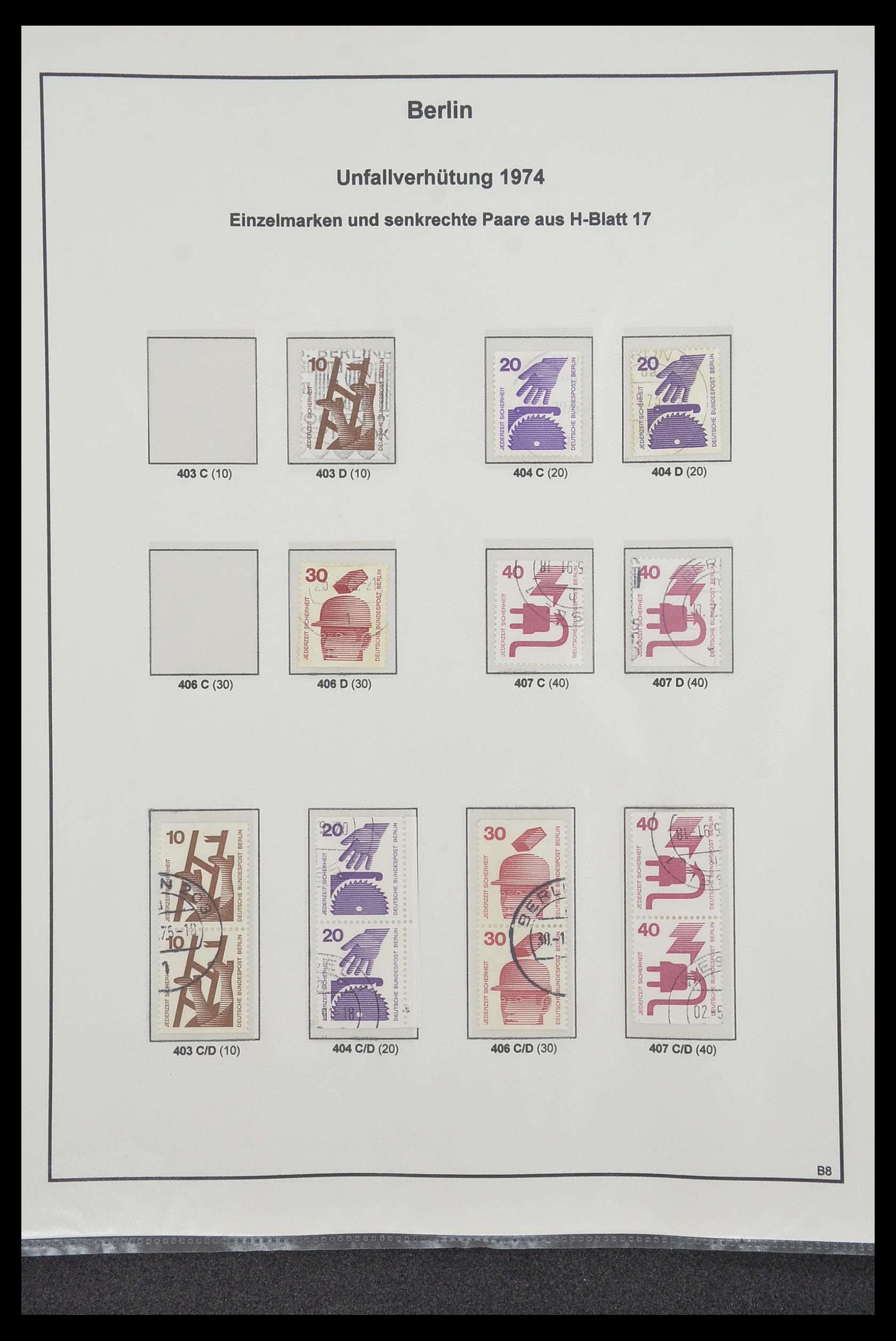 34200 235 - Stamp collection 34200 Germany combinations 1910-1996.