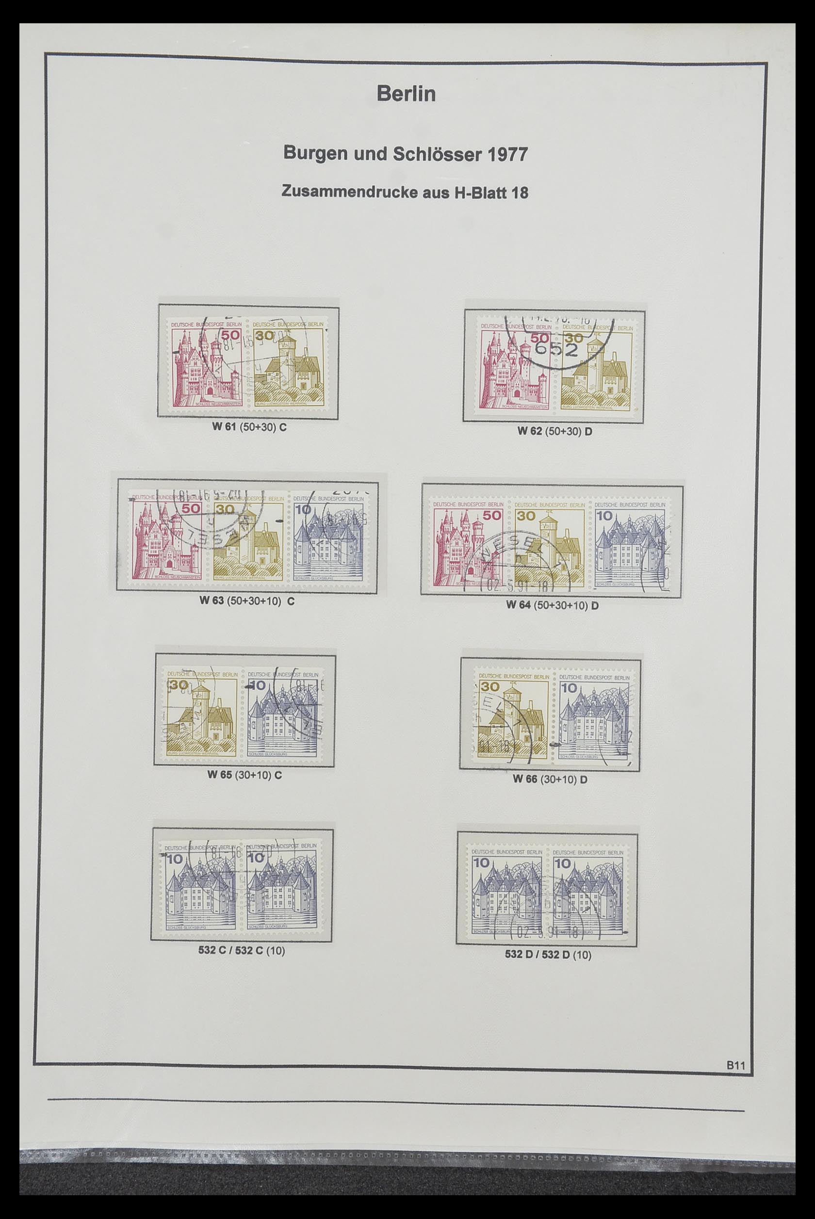 34200 238 - Postzegelverzameling 34200 Duitsland combinaties 1910-1996.