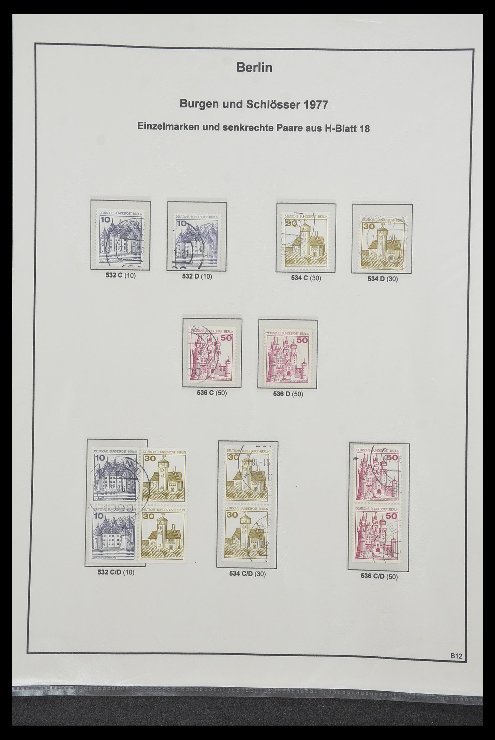 34200 239 - Postzegelverzameling 34200 Duitsland combinaties 1910-1996.
