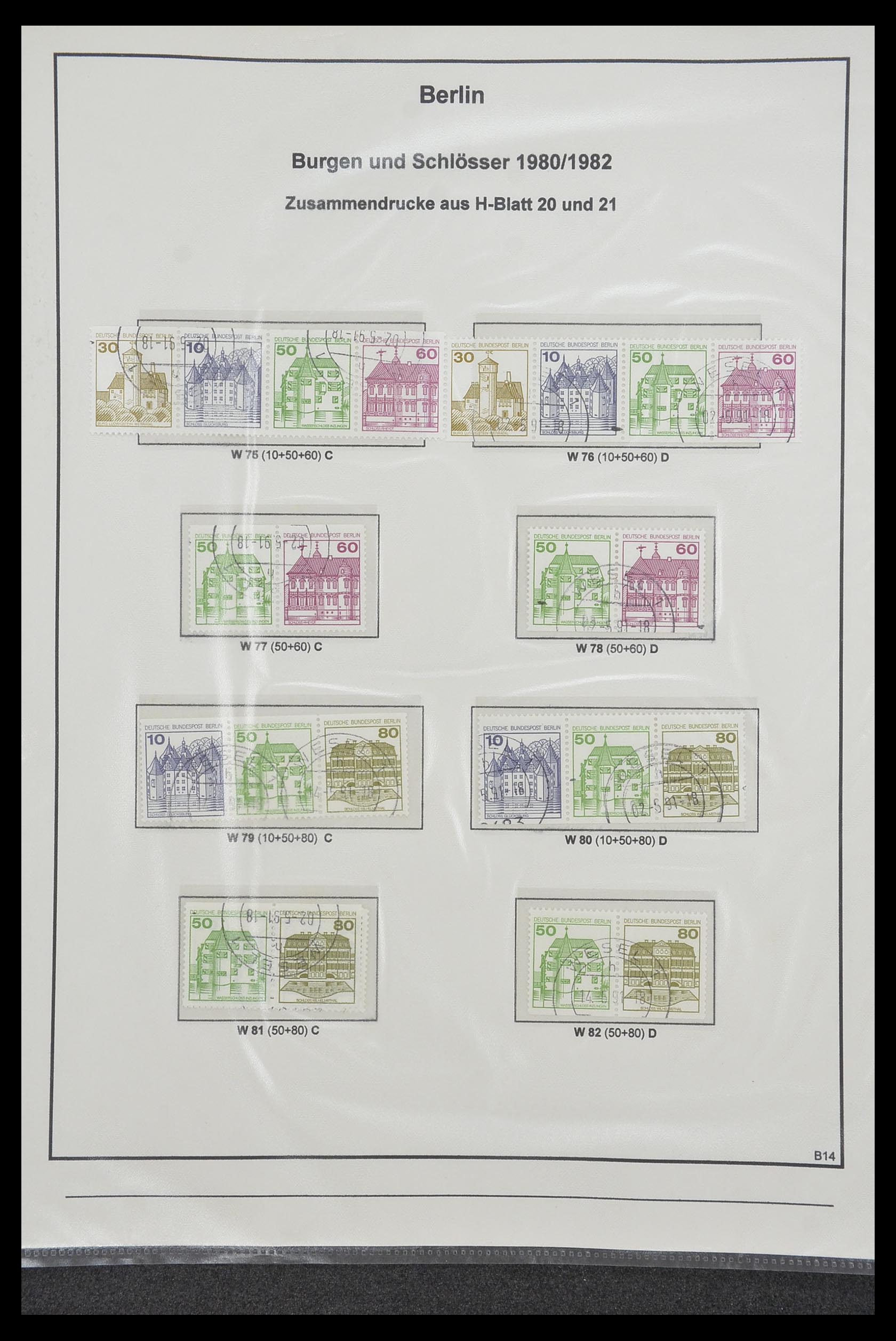 34200 241 - Stamp collection 34200 Germany combinations 1910-1996.
