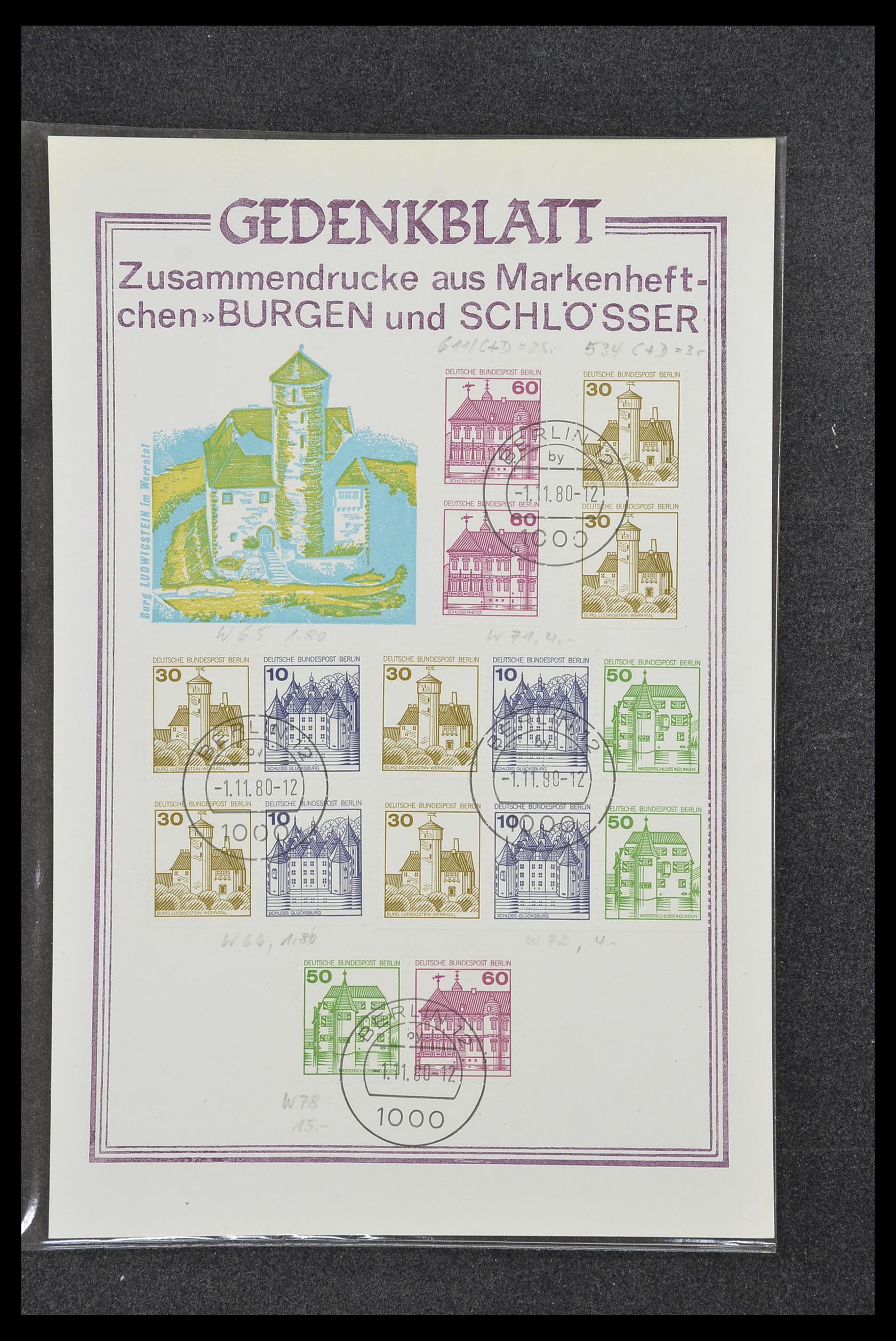 34200 242 - Stamp collection 34200 Germany combinations 1910-1996.