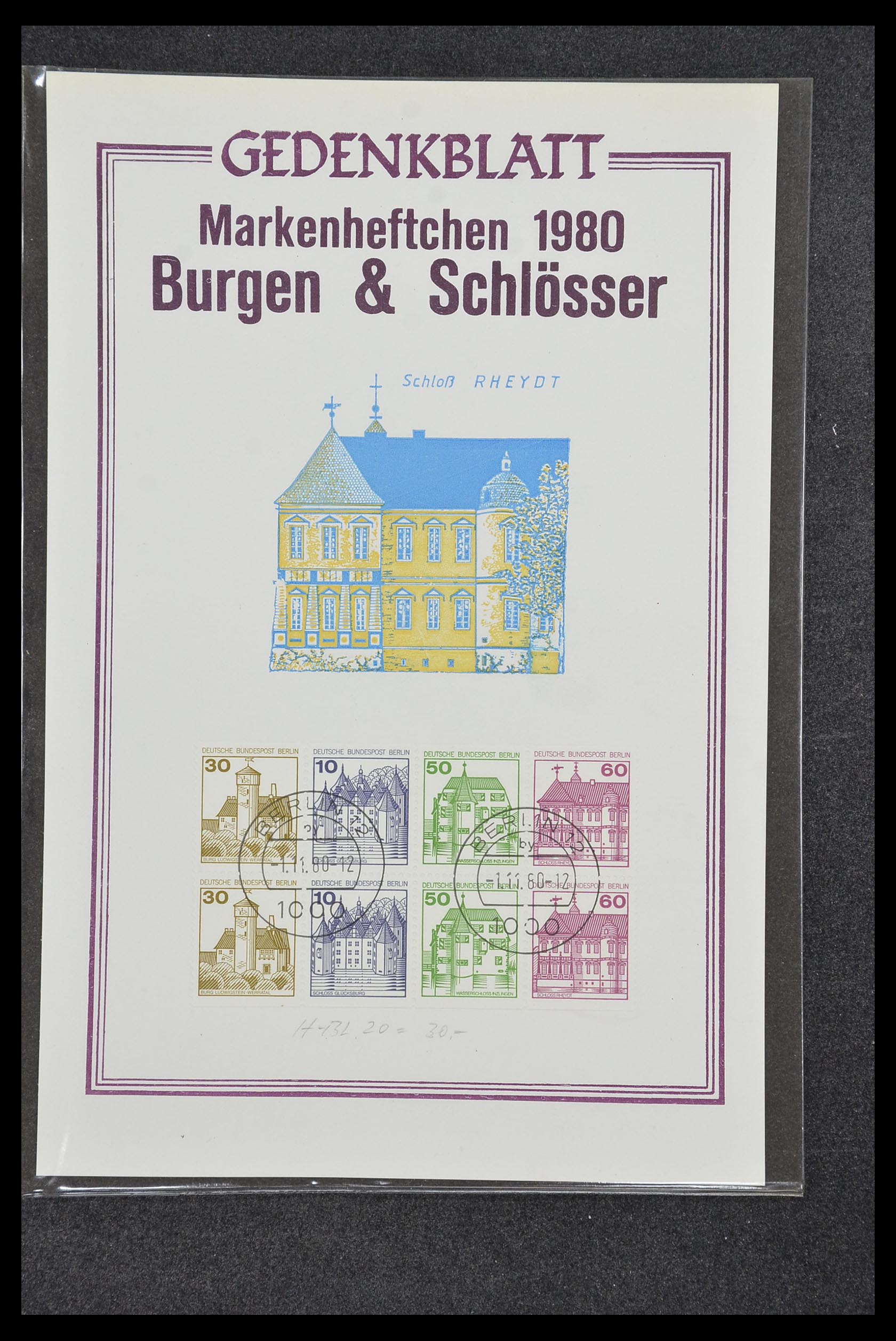 34200 244 - Postzegelverzameling 34200 Duitsland combinaties 1910-1996.