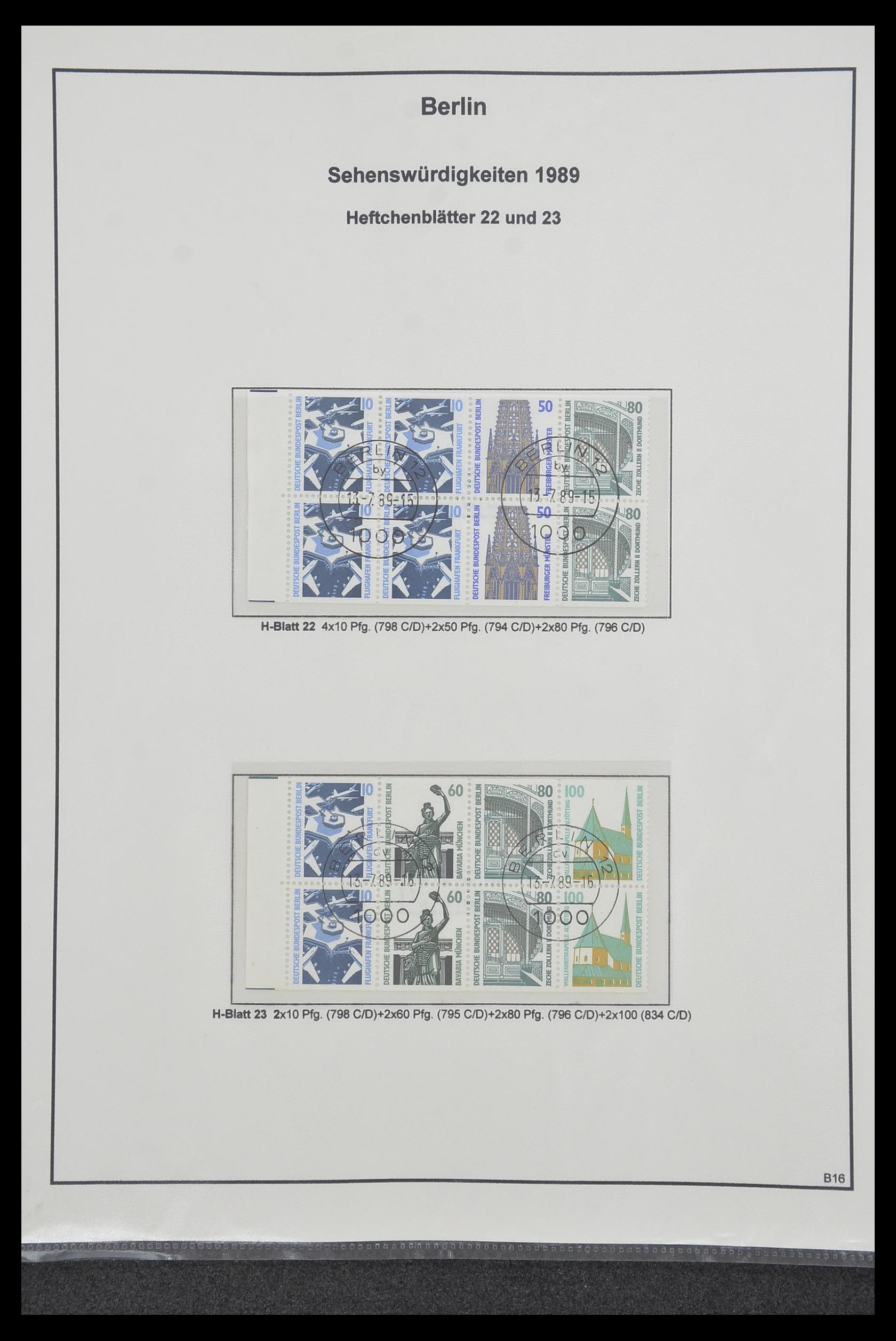 34200 247 - Postzegelverzameling 34200 Duitsland combinaties 1910-1996.