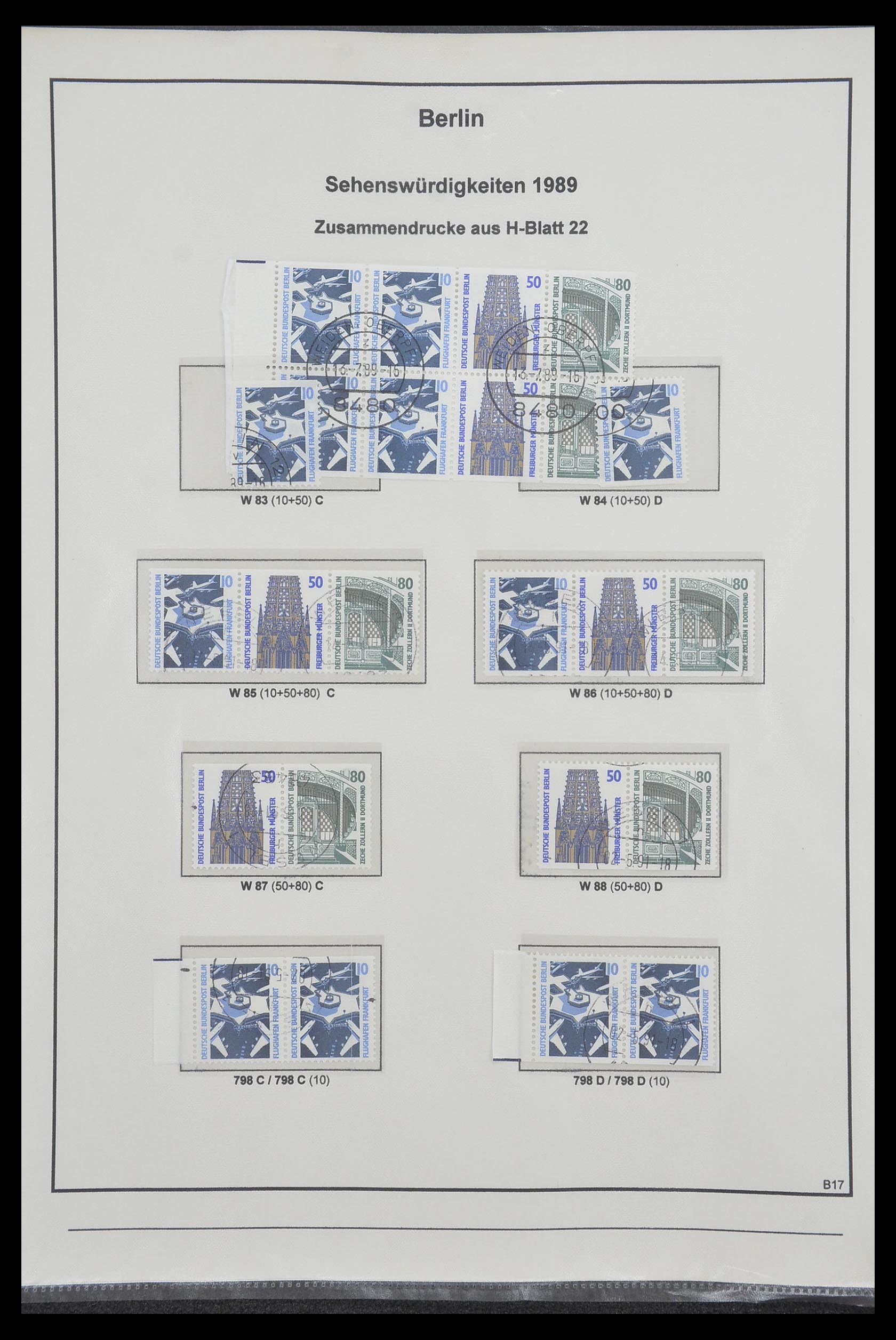 34200 248 - Postzegelverzameling 34200 Duitsland combinaties 1910-1996.