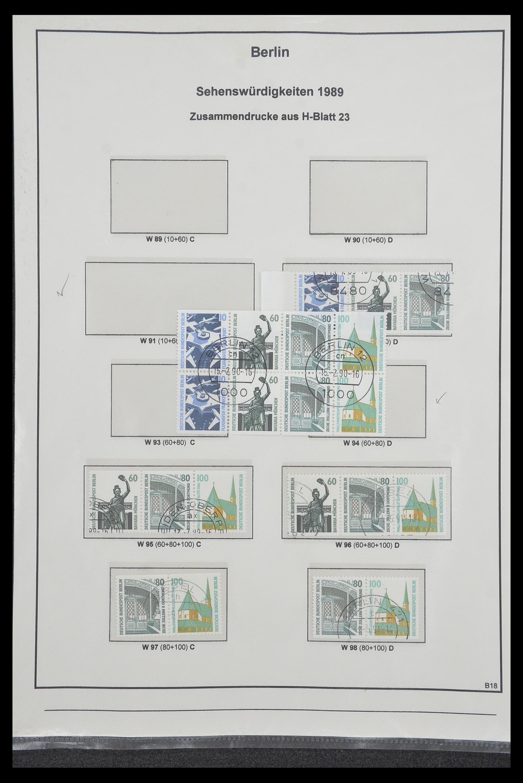 34200 249 - Stamp collection 34200 Germany combinations 1910-1996.