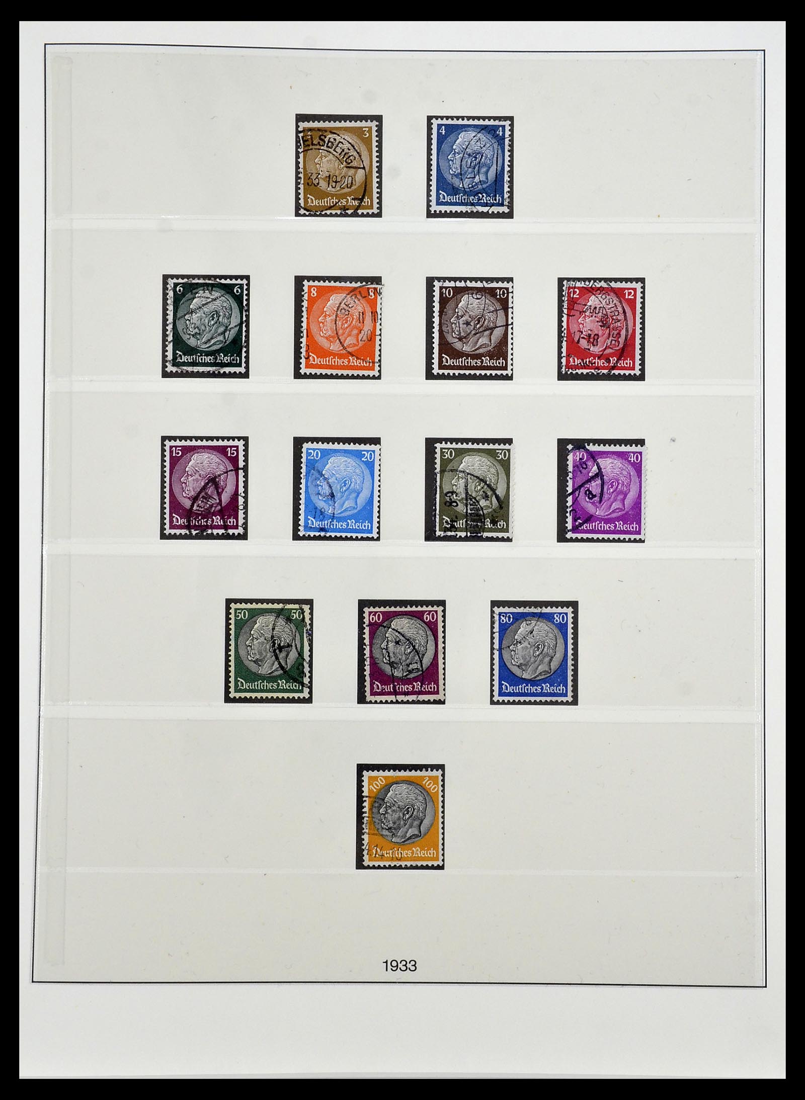 34201 002 - Stamp collection 34201 German Reich 1933-1945.