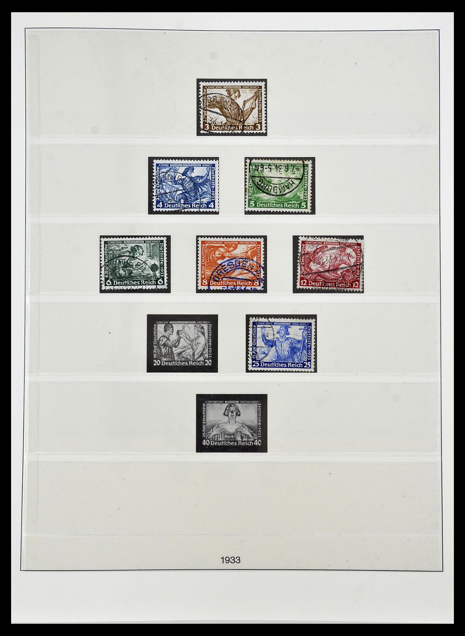 34201 003 - Stamp collection 34201 German Reich 1933-1945.