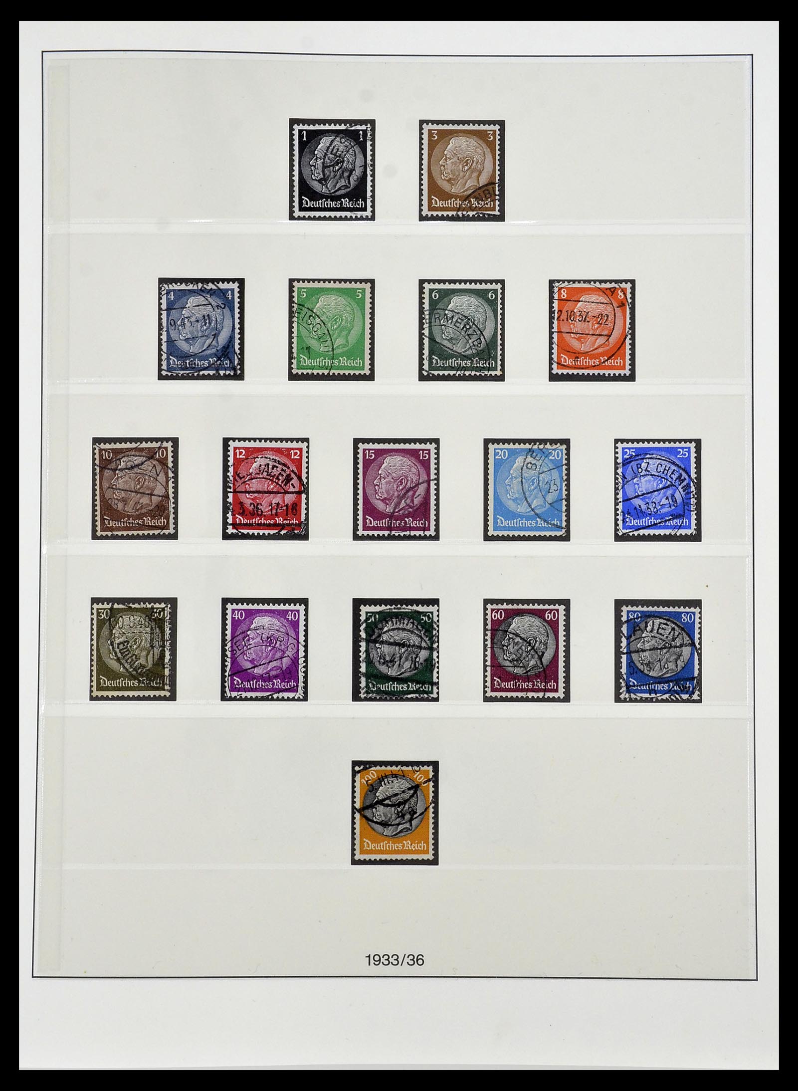 34201 004 - Stamp collection 34201 German Reich 1933-1945.