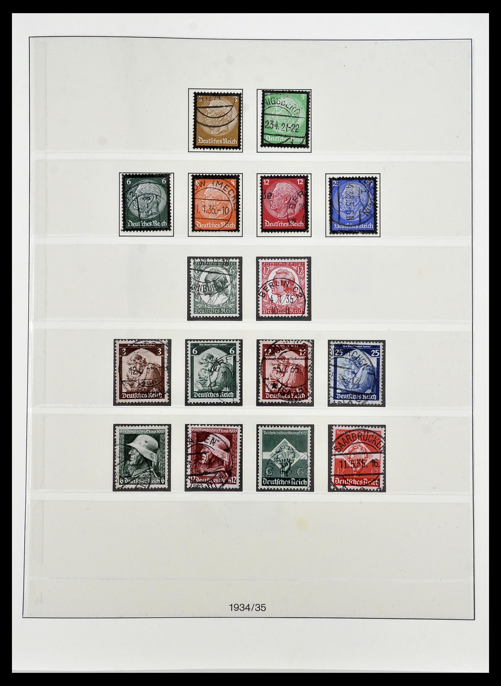 34201 006 - Stamp collection 34201 German Reich 1933-1945.