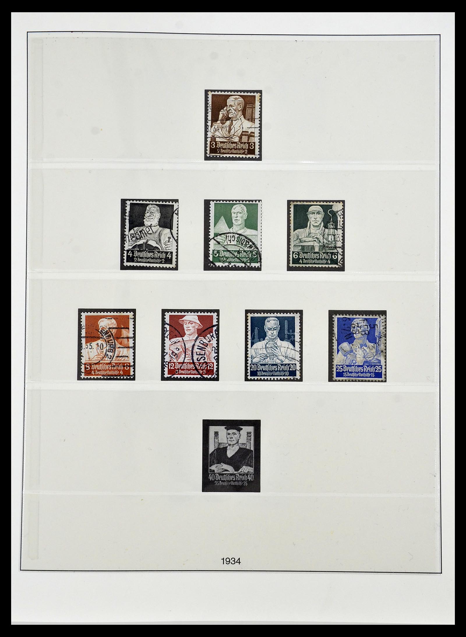 34201 007 - Stamp collection 34201 German Reich 1933-1945.
