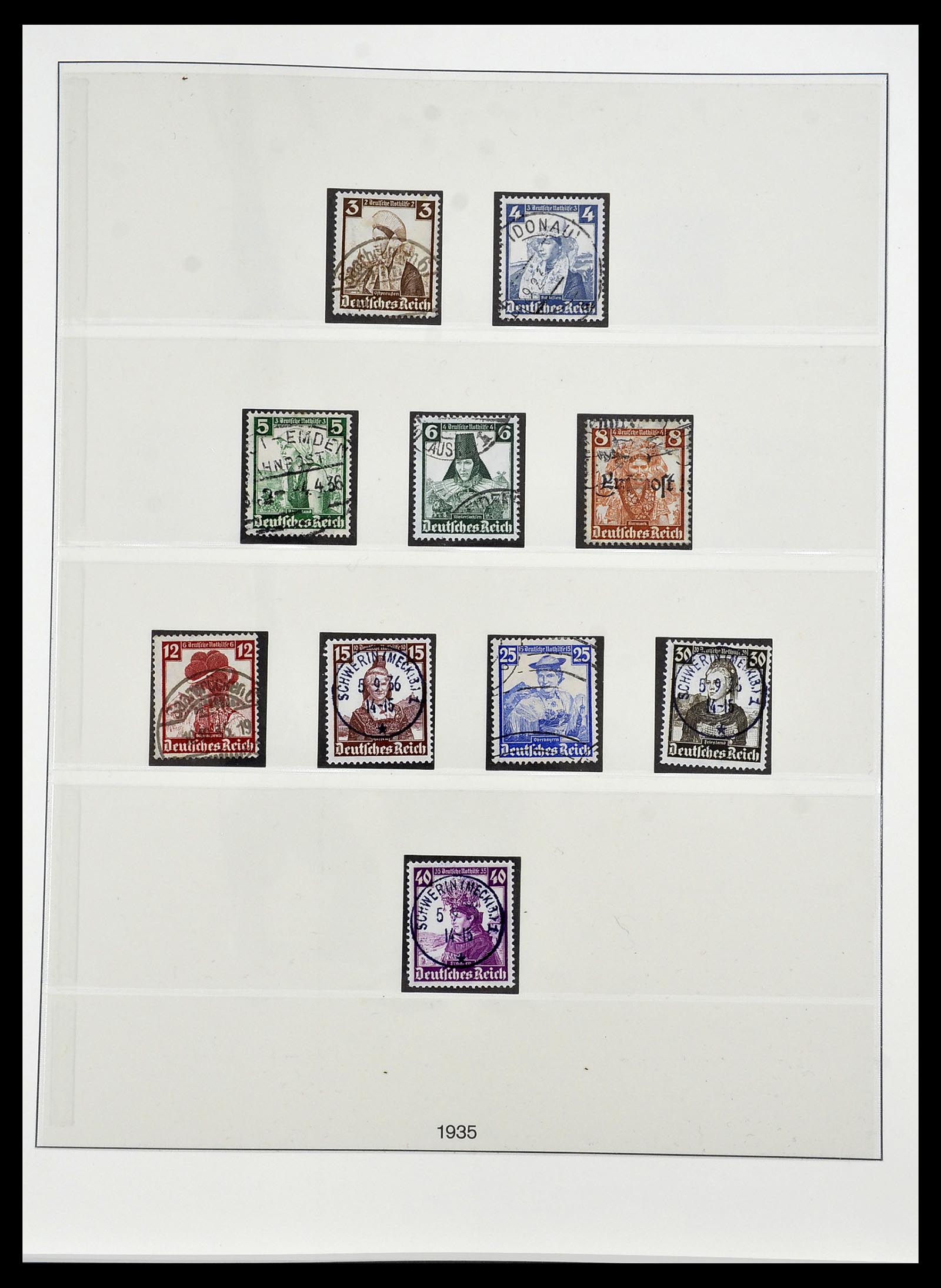 34201 009 - Stamp collection 34201 German Reich 1933-1945.