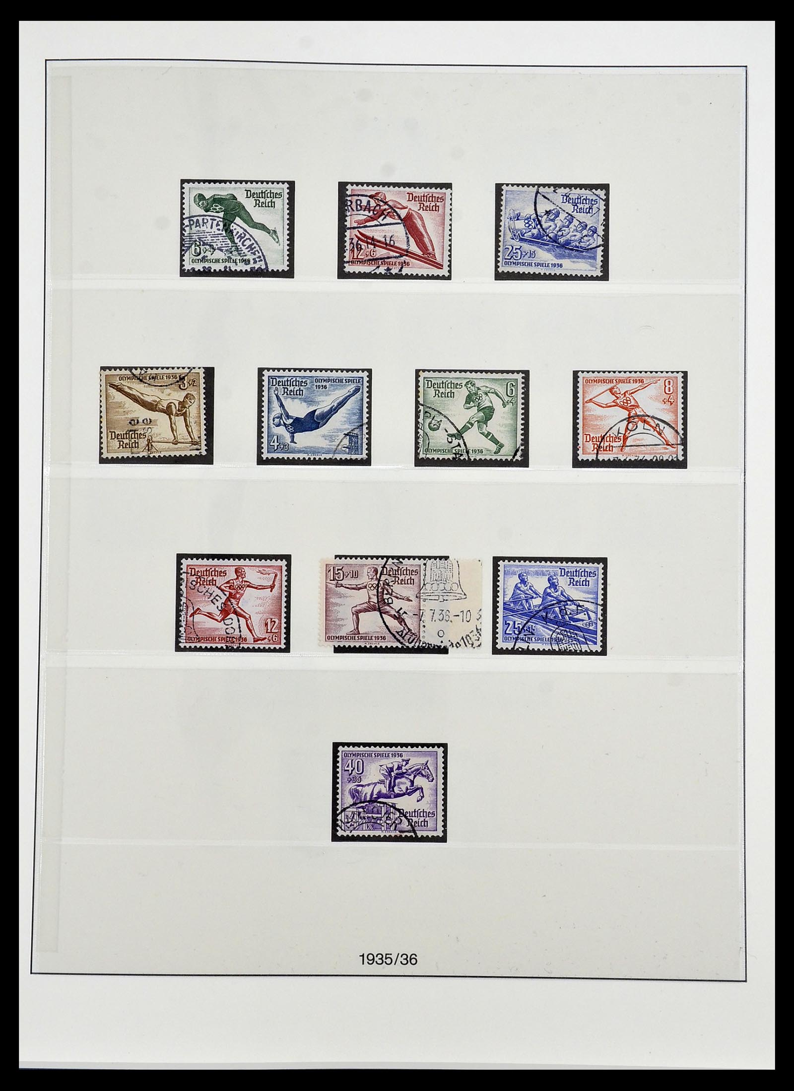 34201 010 - Stamp collection 34201 German Reich 1933-1945.