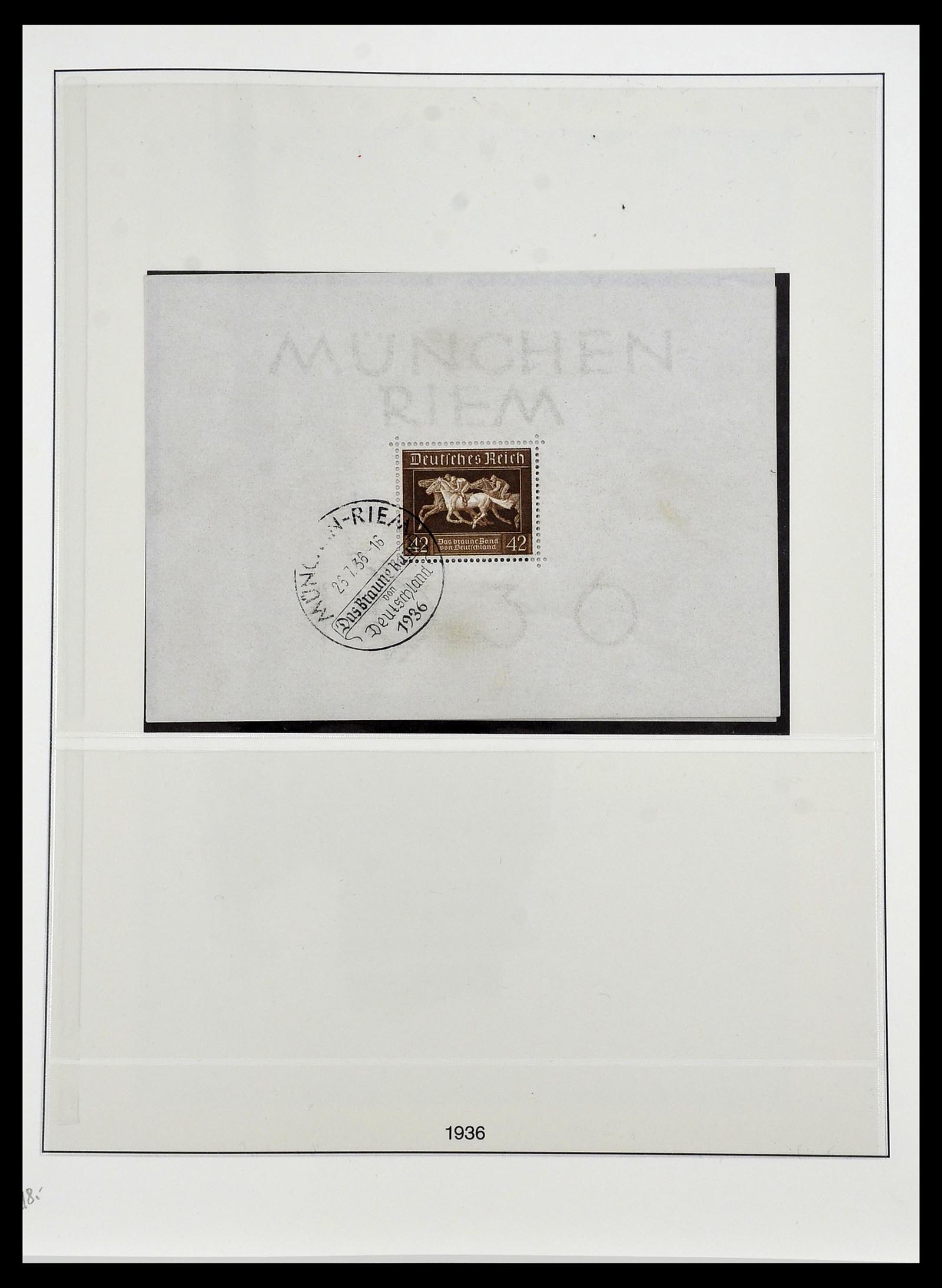 34201 012 - Stamp collection 34201 German Reich 1933-1945.