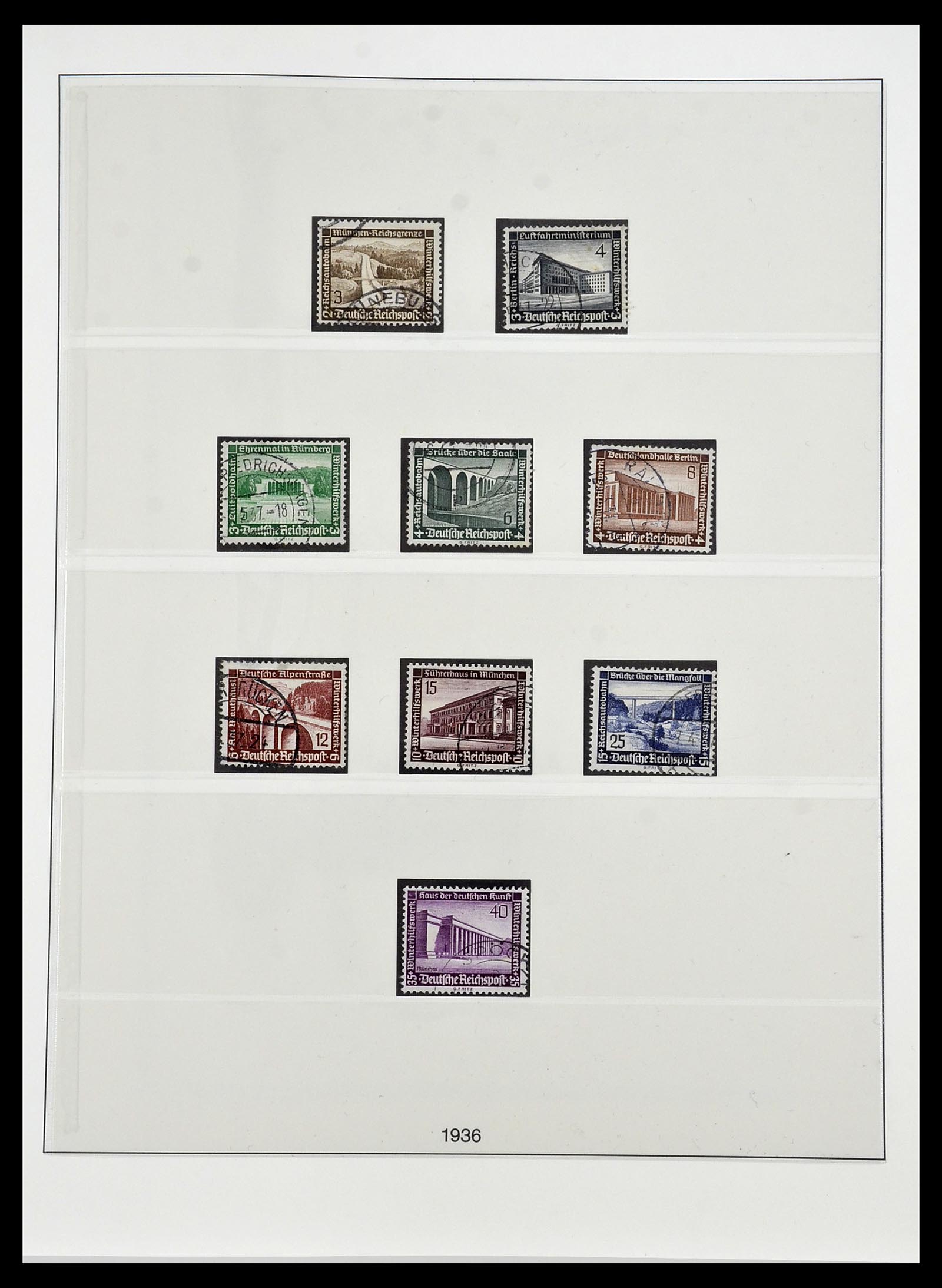 34201 013 - Stamp collection 34201 German Reich 1933-1945.