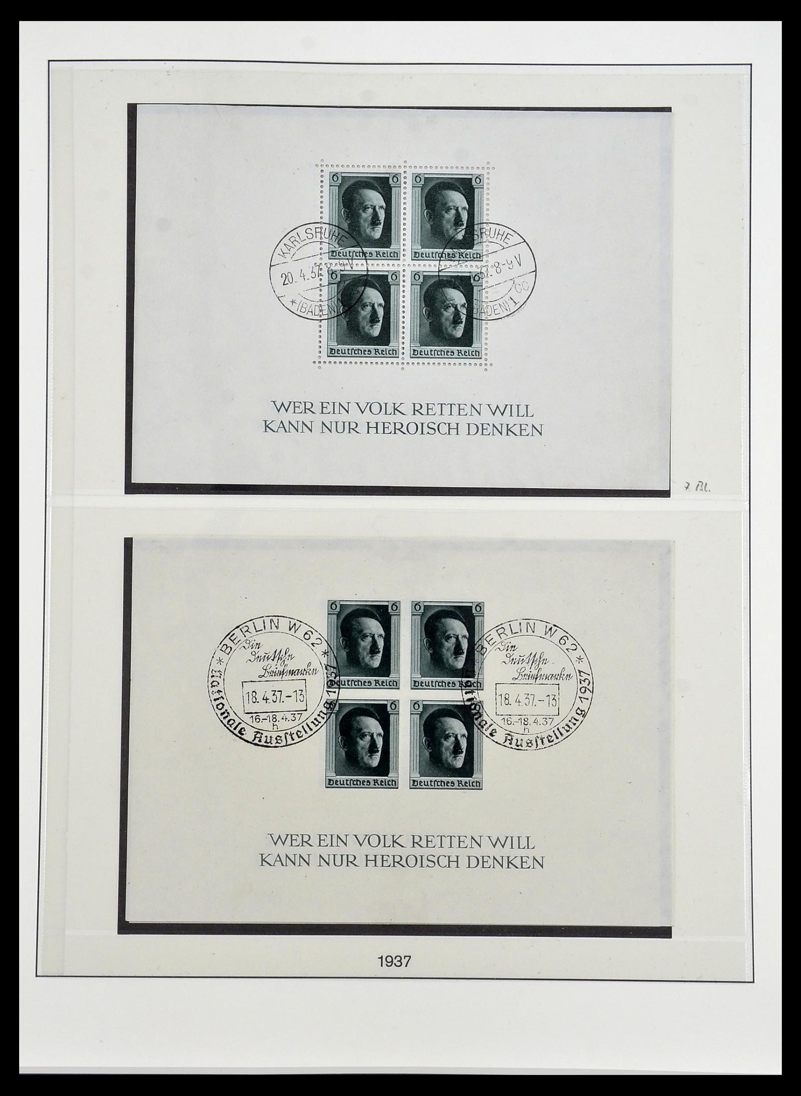 34201 014 - Stamp collection 34201 German Reich 1933-1945.