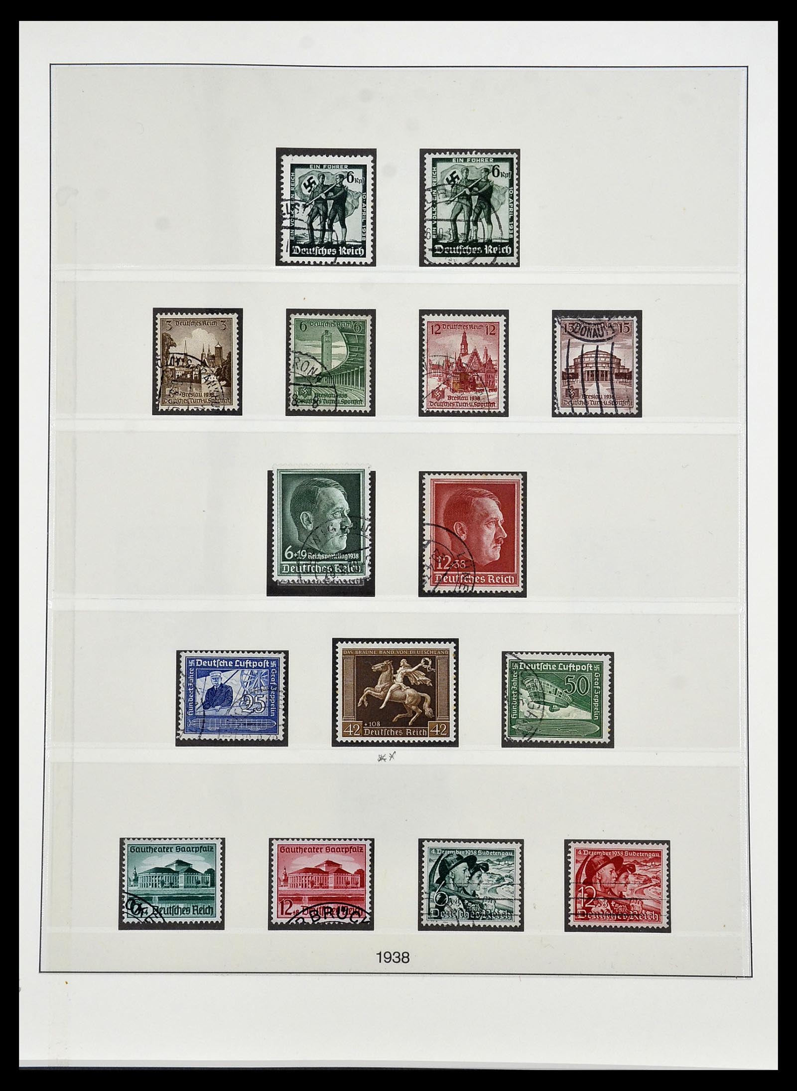 34201 017 - Stamp collection 34201 German Reich 1933-1945.