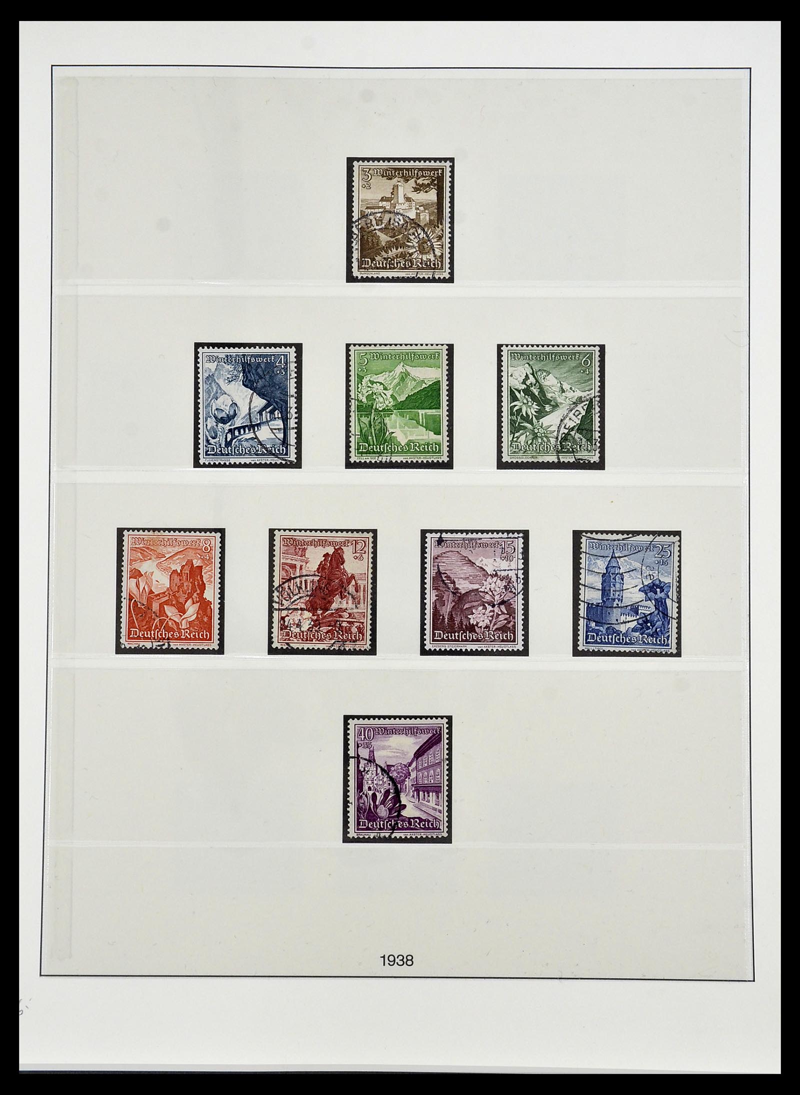 34201 018 - Stamp collection 34201 German Reich 1933-1945.